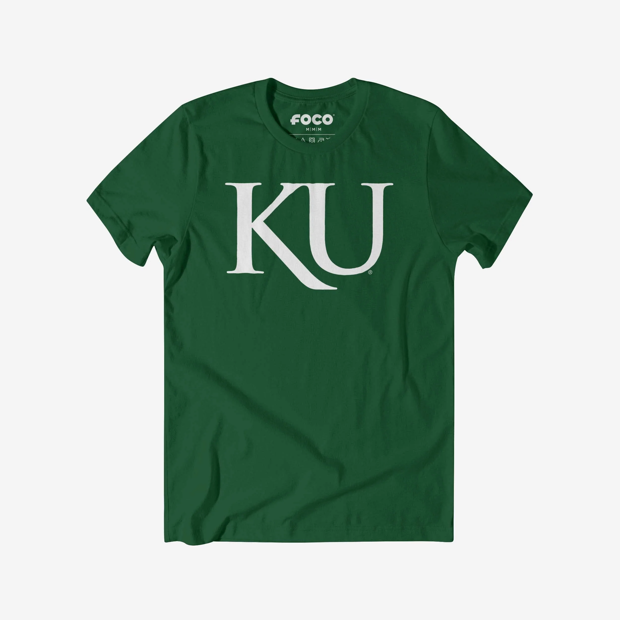Kansas Jayhawks White Logo T-Shirt