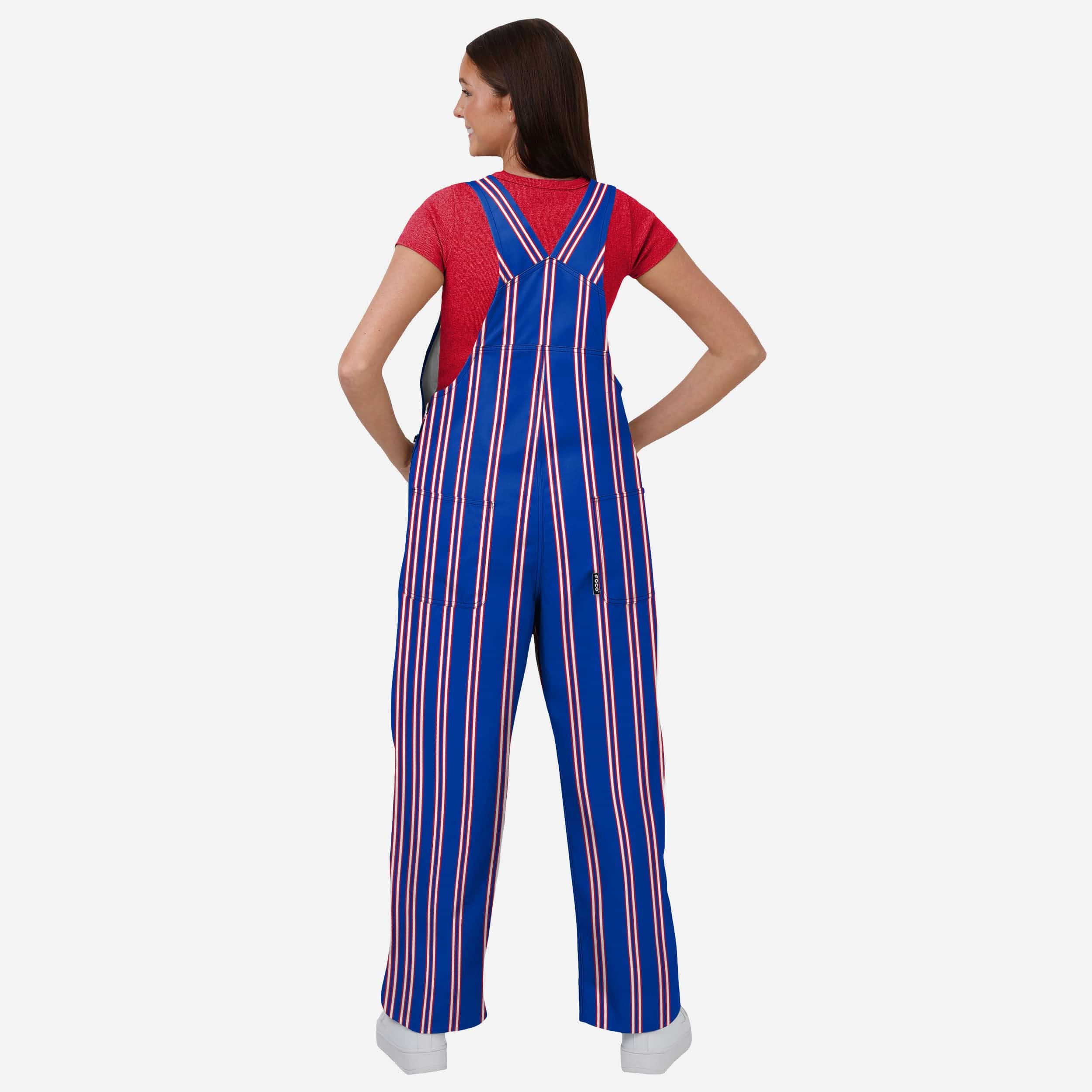 Kansas Jayhawks Womens Sideline Spirit Bib Overalls - Image 2