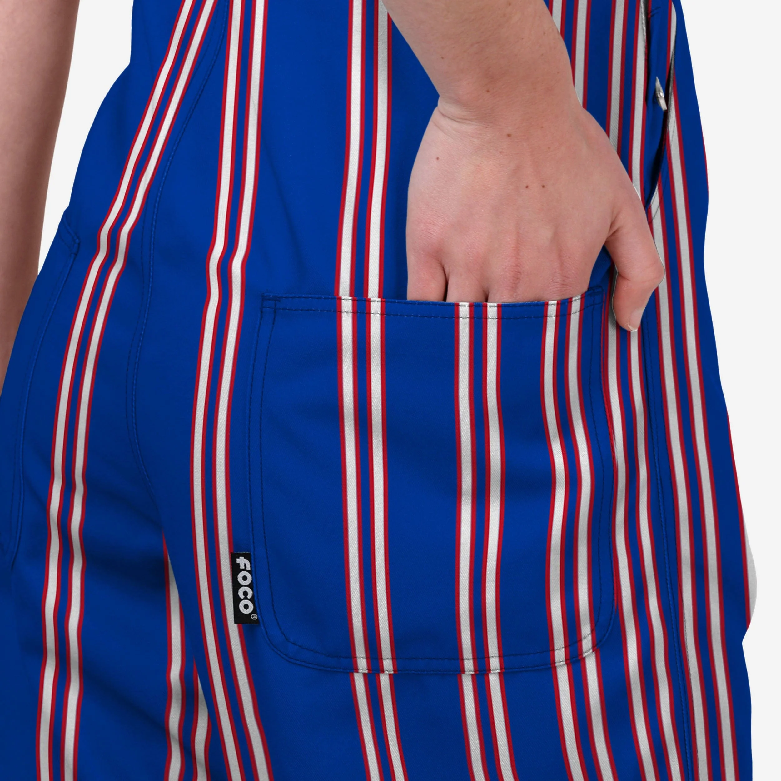 Kansas Jayhawks Womens Sideline Spirit Bib Overalls - Image 6