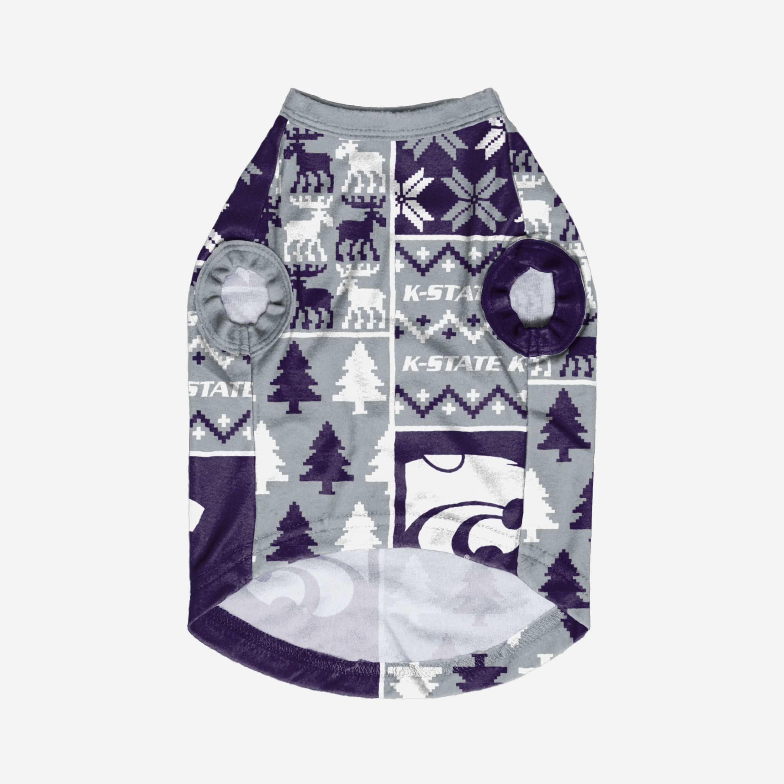 Kansas State Wildcats Busy Block Dog Sweater - Image 3