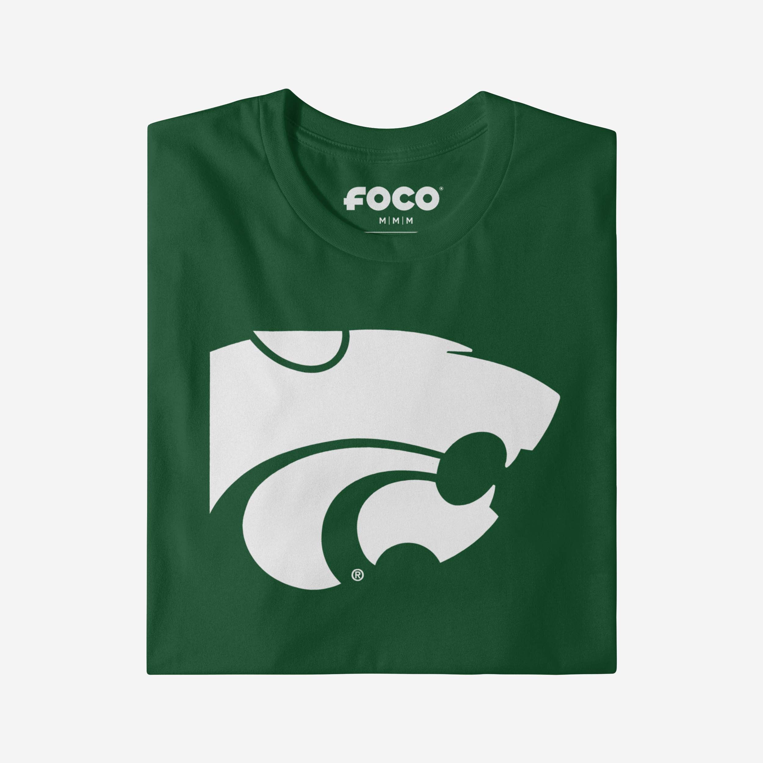 Kansas State Wildcats White Logo T-Shirt - Image 3