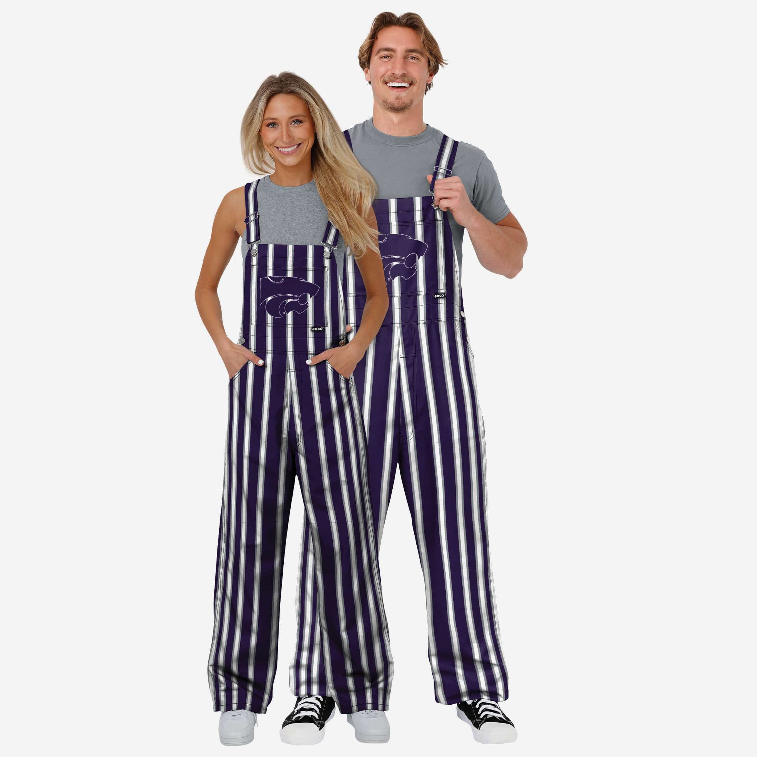 Kansas State Wildcats Womens Sideline Spirit Bib Overalls - Image 3