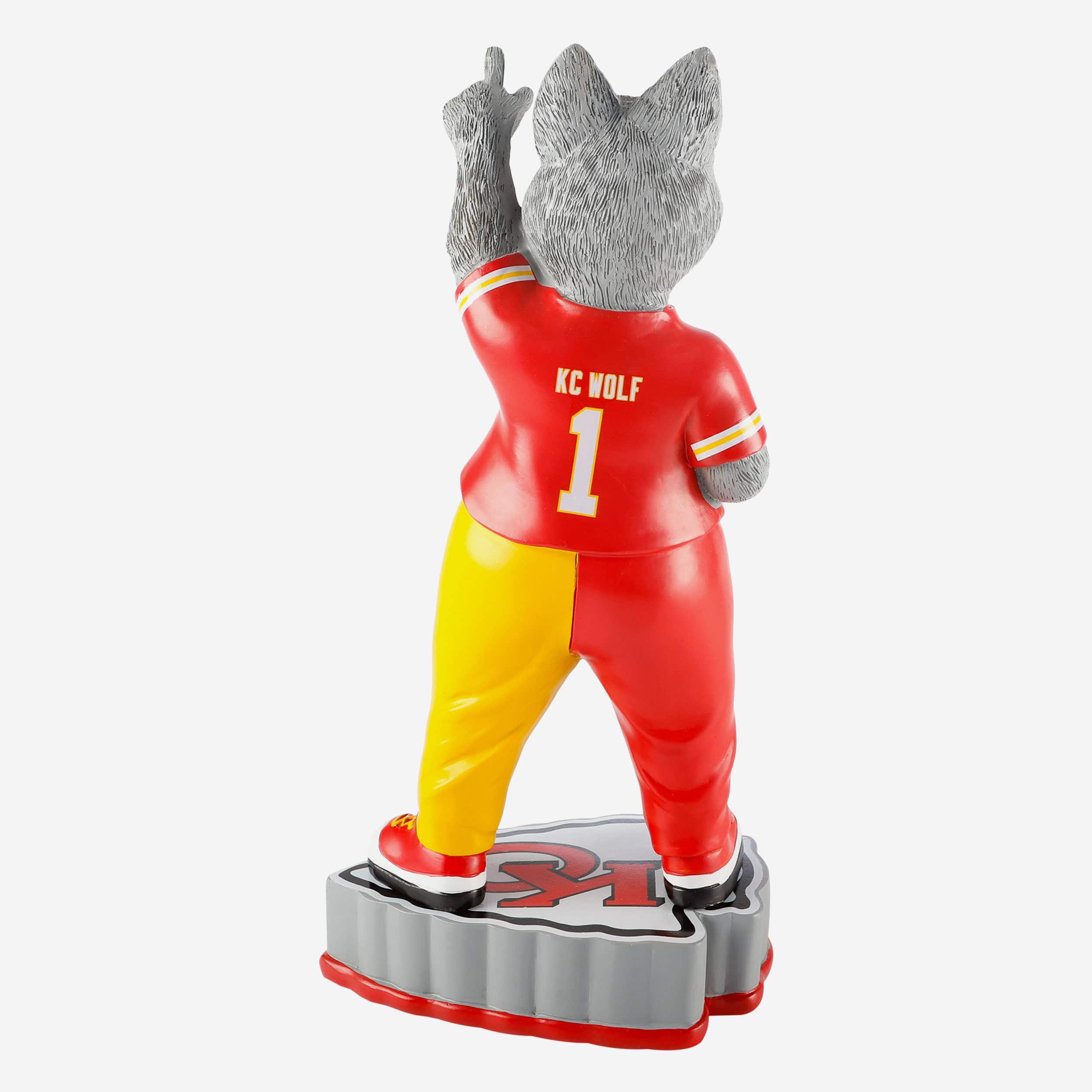 KC Wolf Kansas City Chiefs Mascot Figurine - Image 5