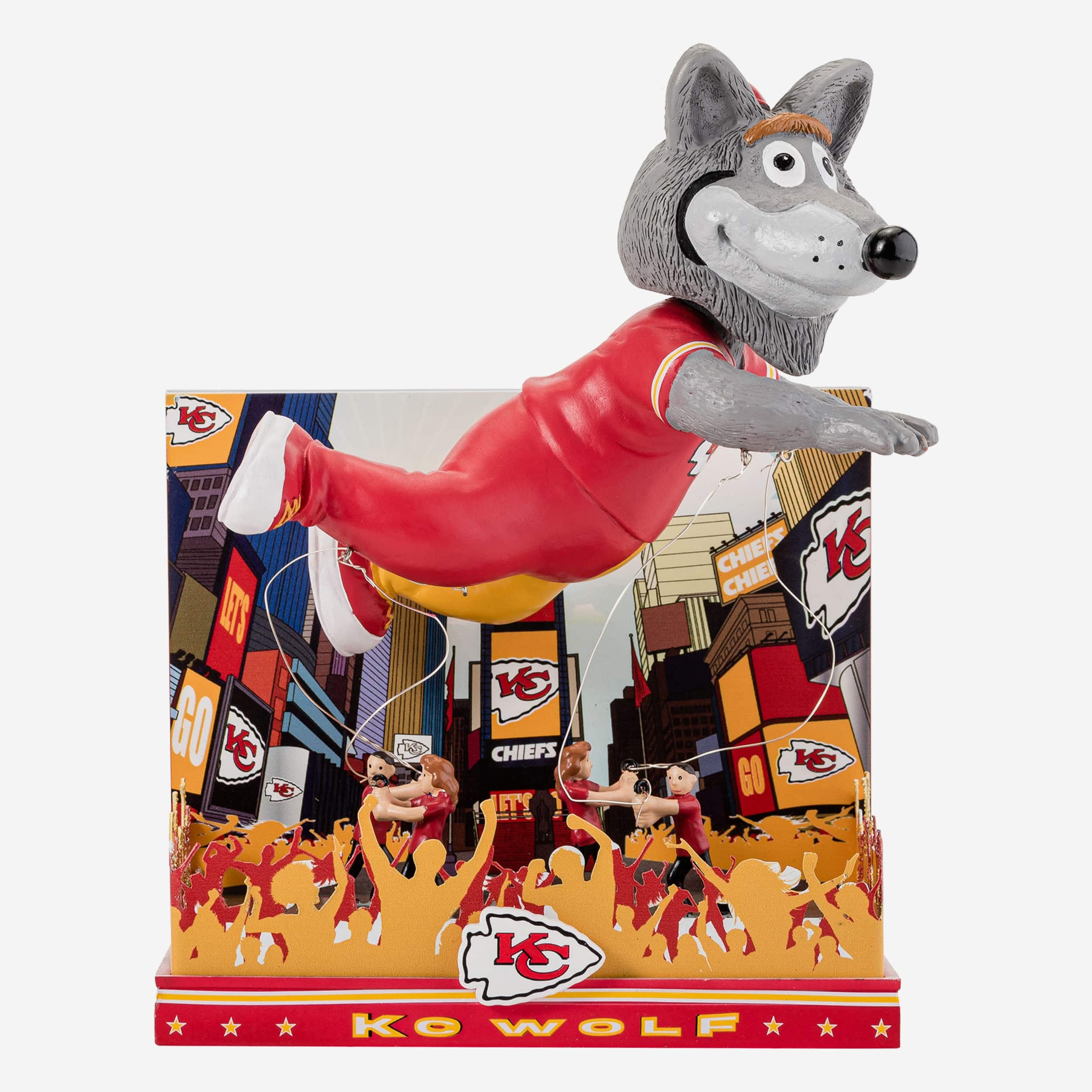KC Wolf Kansas City Chiefs Thanksgiving Mascot Bobblehead
