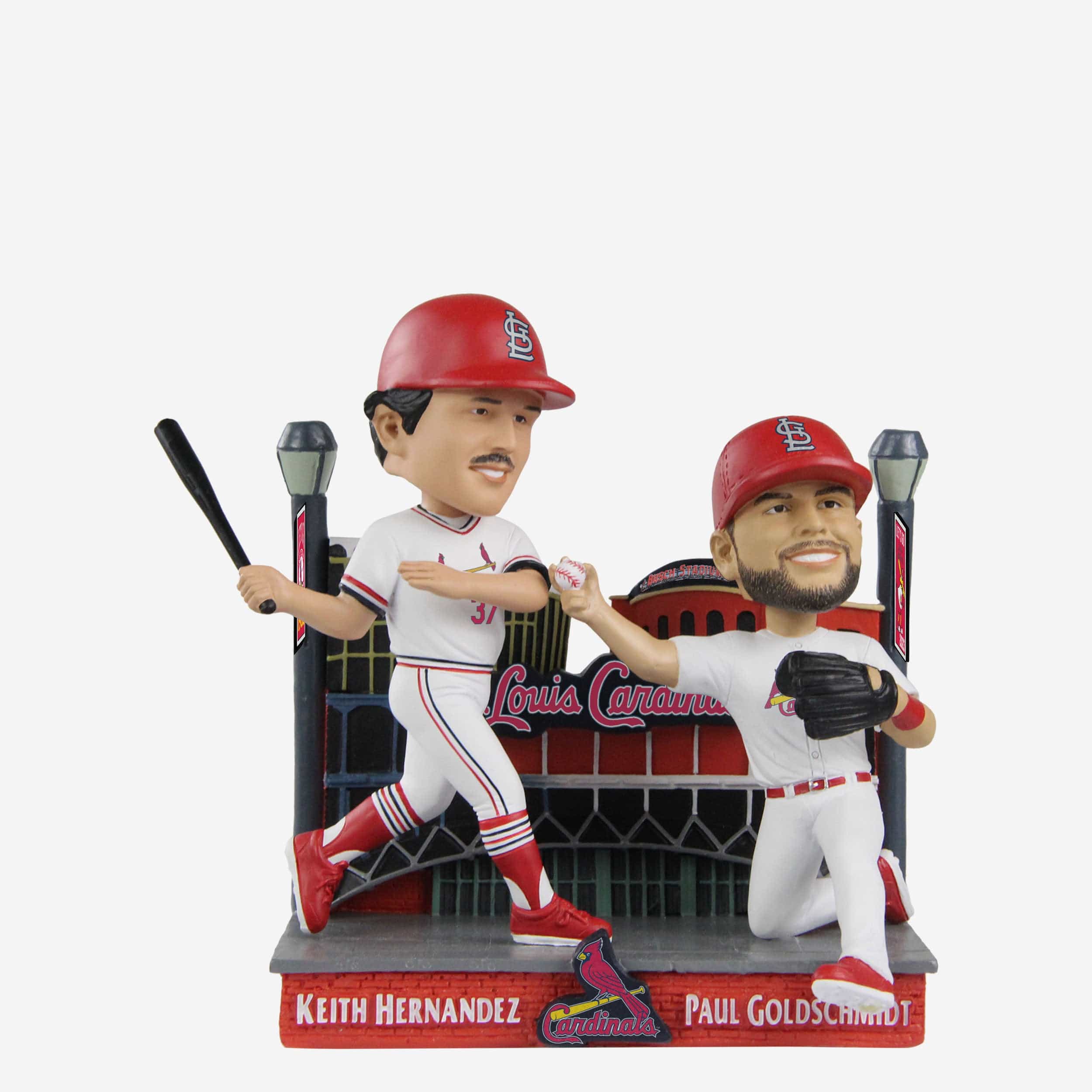 Keith Hernandez & Paul Goldschmidt St Louis Cardinals Then and Now Bobblehead