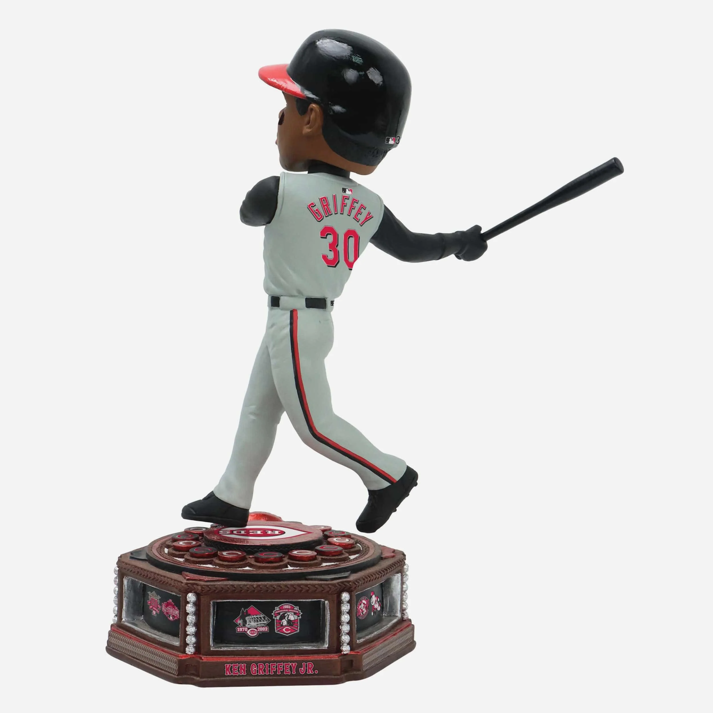 Ken Griffey Jr Cincinnati Reds Patch Collection Bobblehead - Image 5