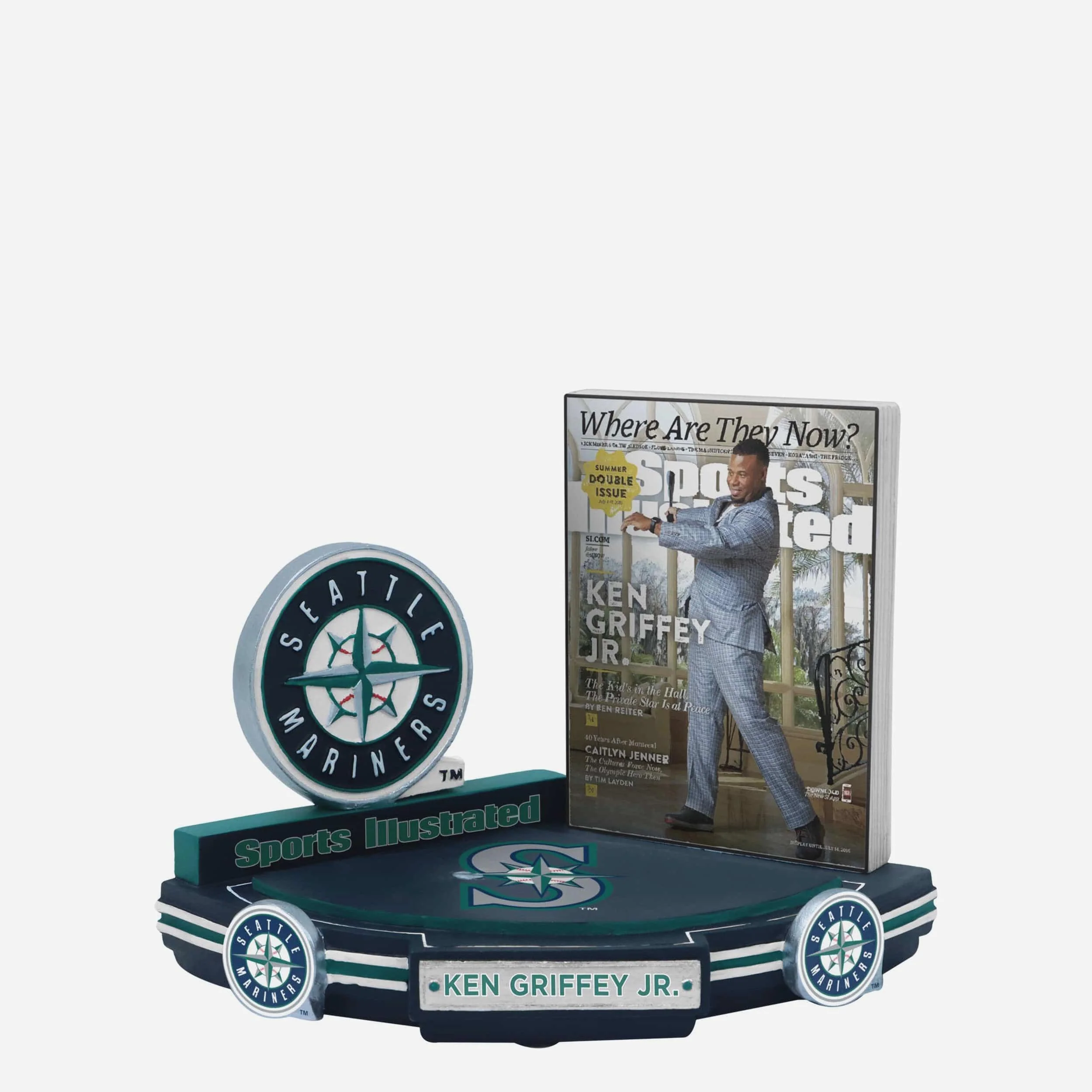 Ken Griffey Jr Seattle Mariners Where are they Now Sports Illustrated Cover Bobblehead - Image 4