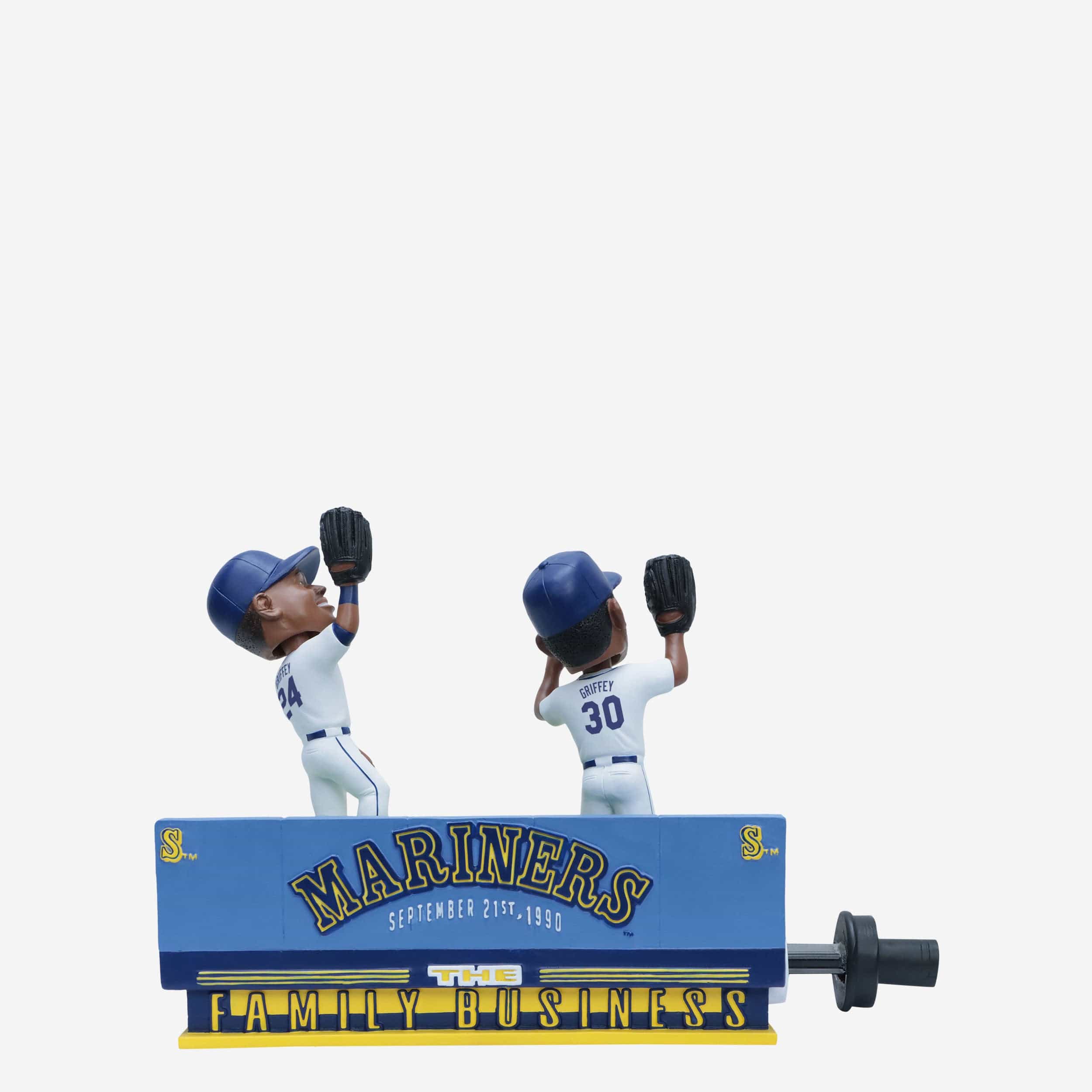 Ken Griffey Sr & Ken Griffey Jr Seattle Mariners Father and Son Slider Dual Bobblehead - Image 6