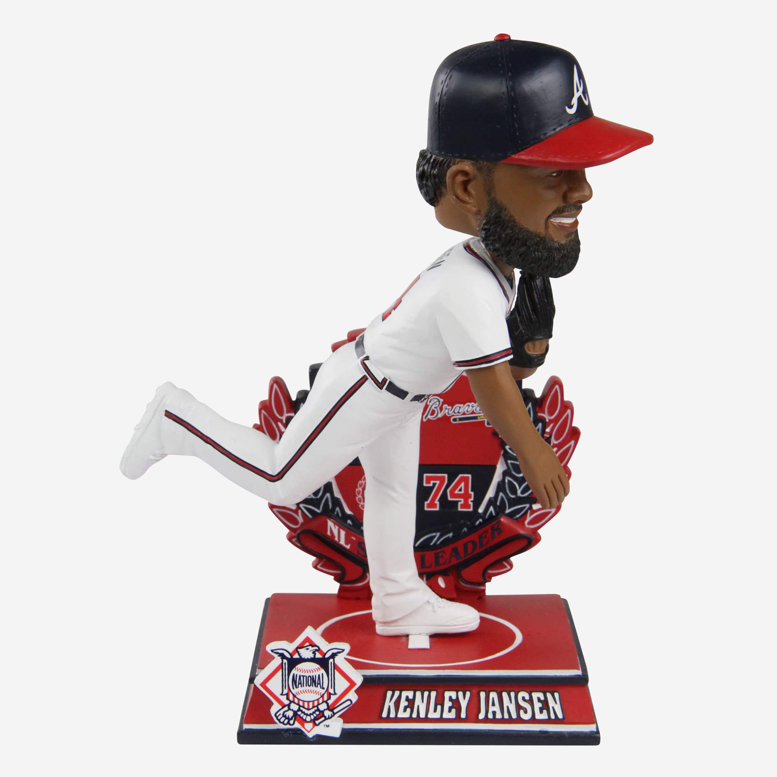 Kenley Jansen Atlanta Braves 2022 National League Save Leader Bobblehead