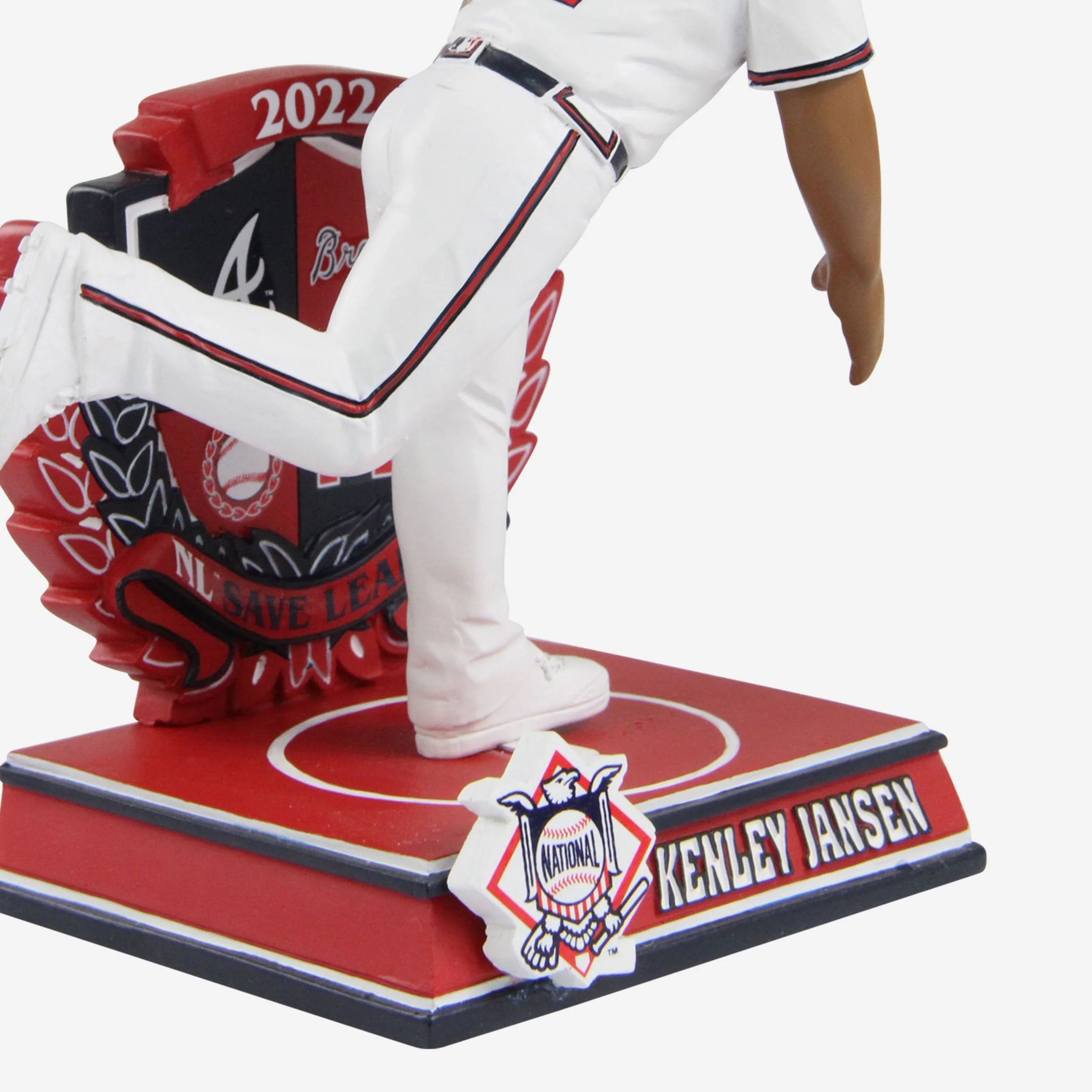 Kenley Jansen Atlanta Braves 2022 National League Save Leader Bobblehead - Image 3