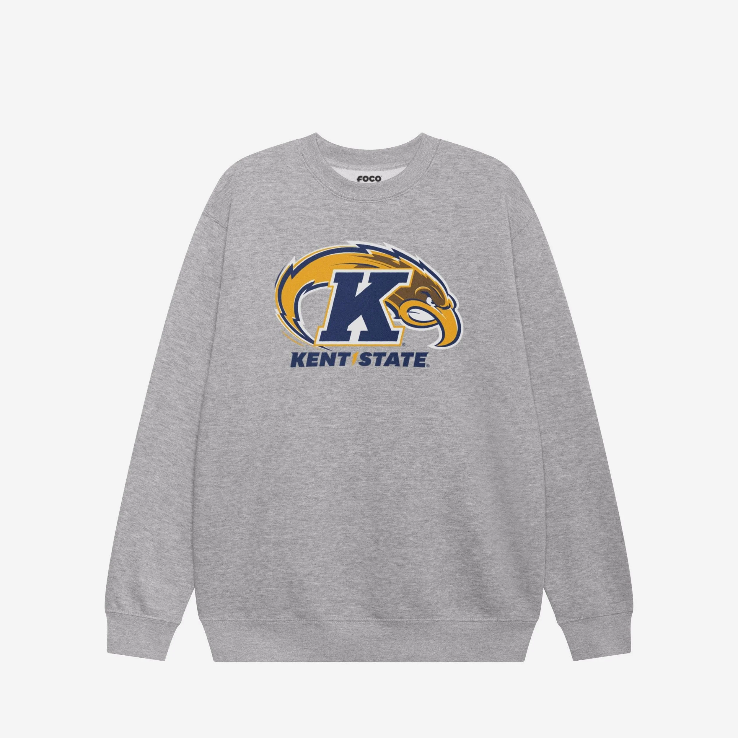 Kent State Golden Flashes Primary Logo Crew Neck Sweatshirt