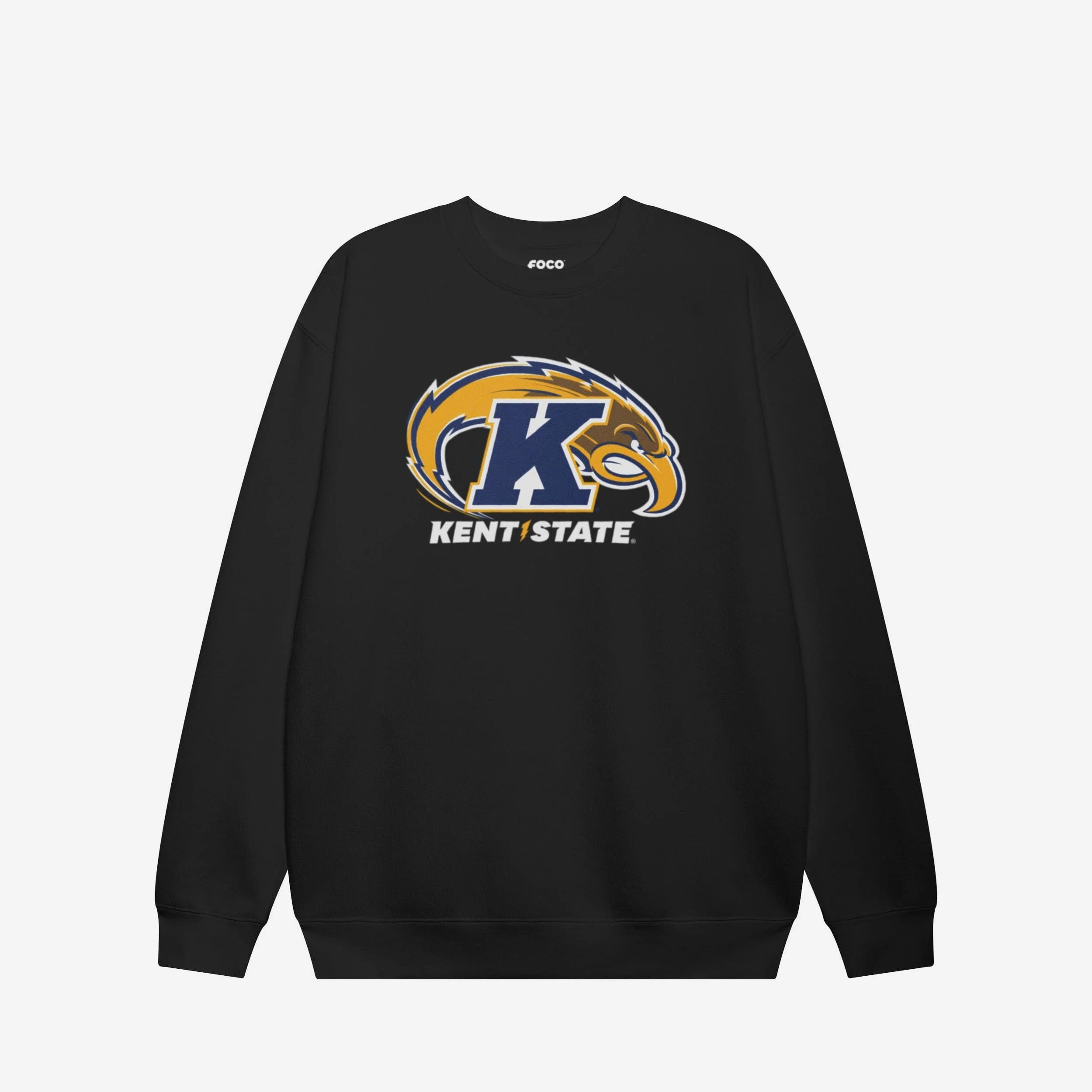 Kent State Golden Flashes Primary Logo Crew Neck Sweatshirt - Image 3
