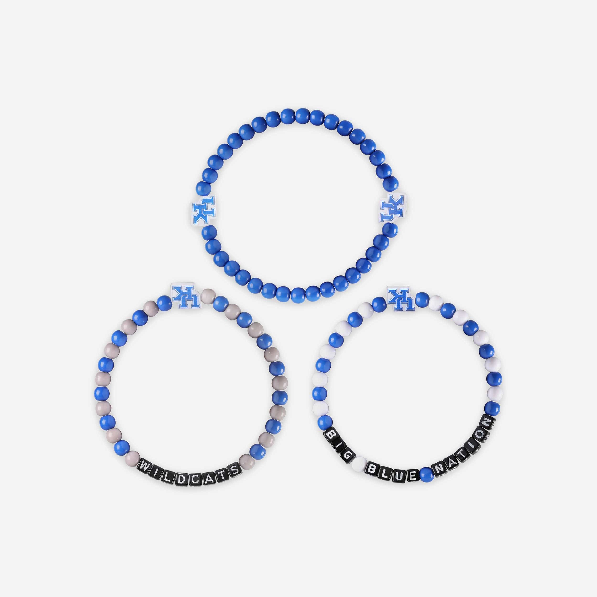 Kentucky Wildcats 3 Pack Beaded Friendship Bracelet - Image 3