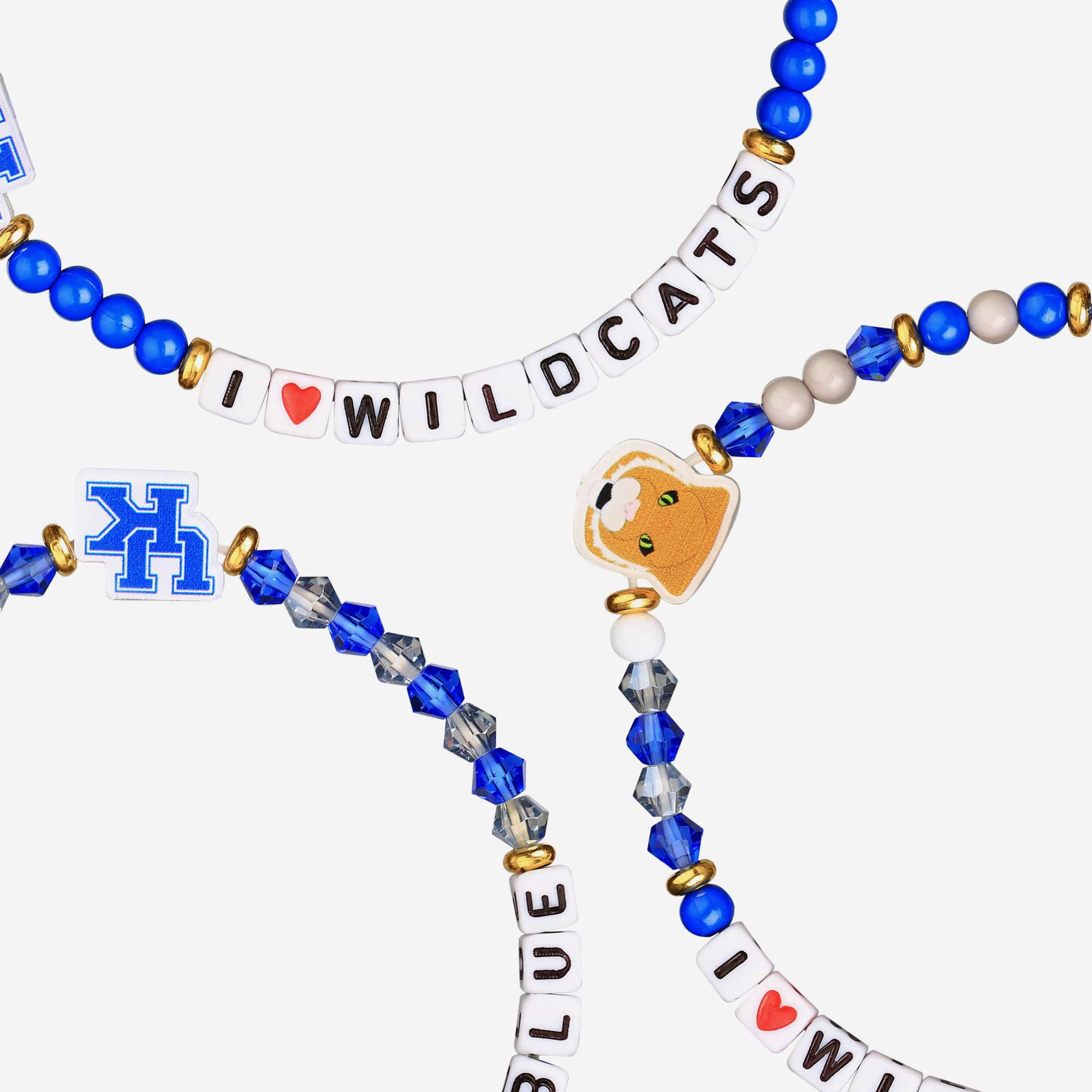 Kentucky Wildcats 3 Pack Friendship Bracelet - Image 2