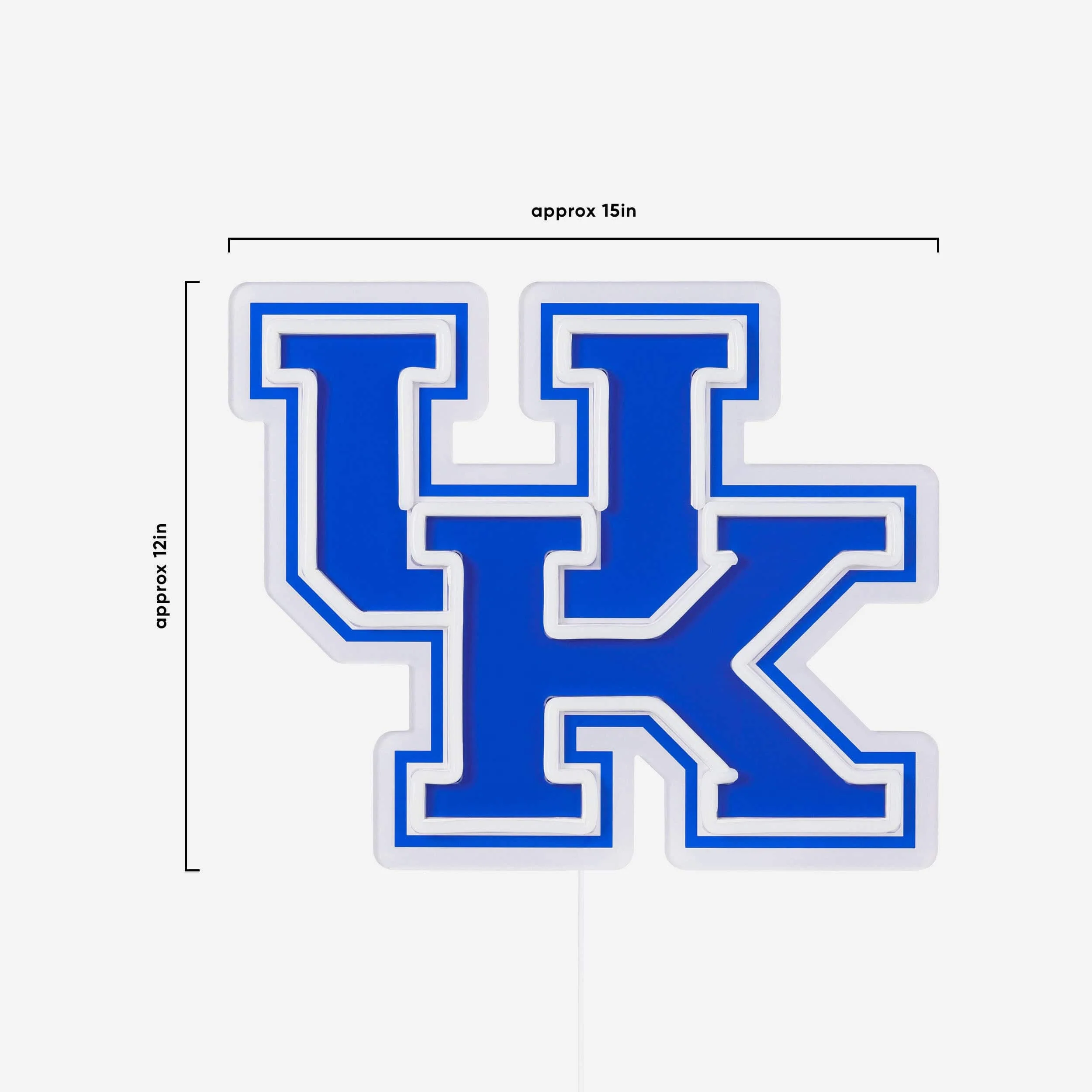 Kentucky Wildcats LED Neon Light Up Team Logo Sign - Image 5