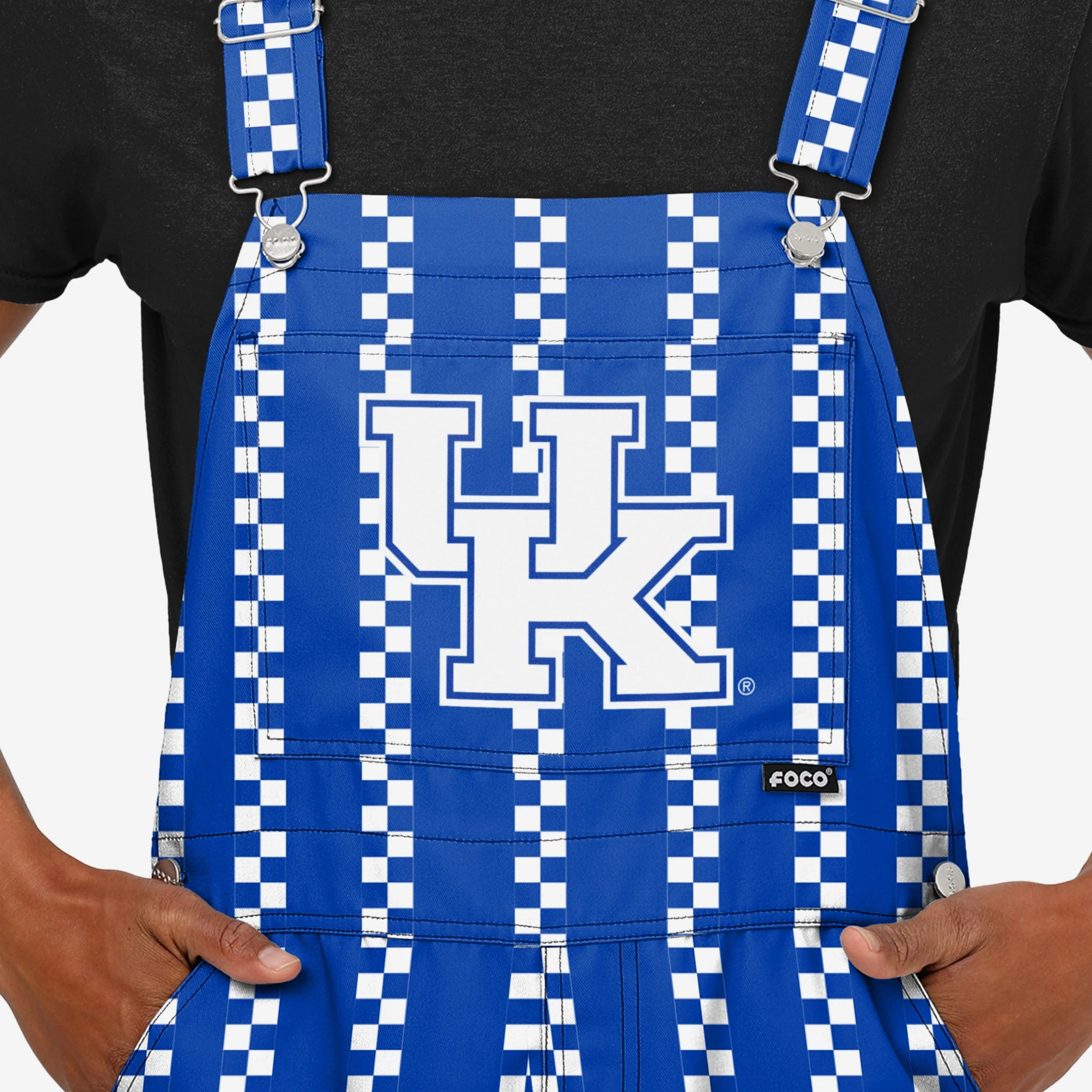 Kentucky Wildcats Mens Sideline Spirit Bib Overalls - Image 4