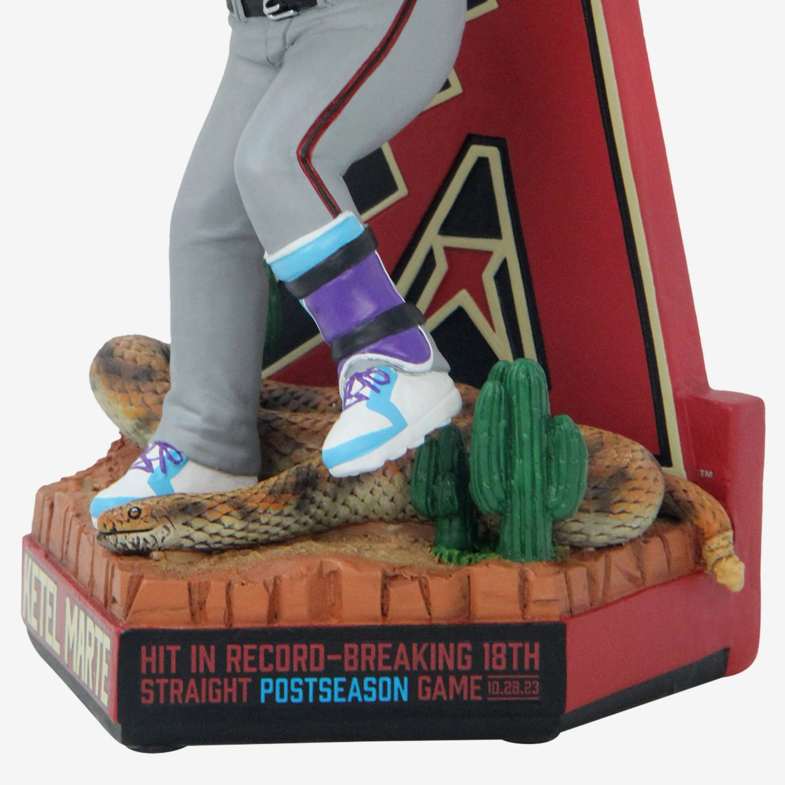 Ketel Marte Arizona Diamondbacks Longest Postseason Hit Streak Bobblehead - Image 3