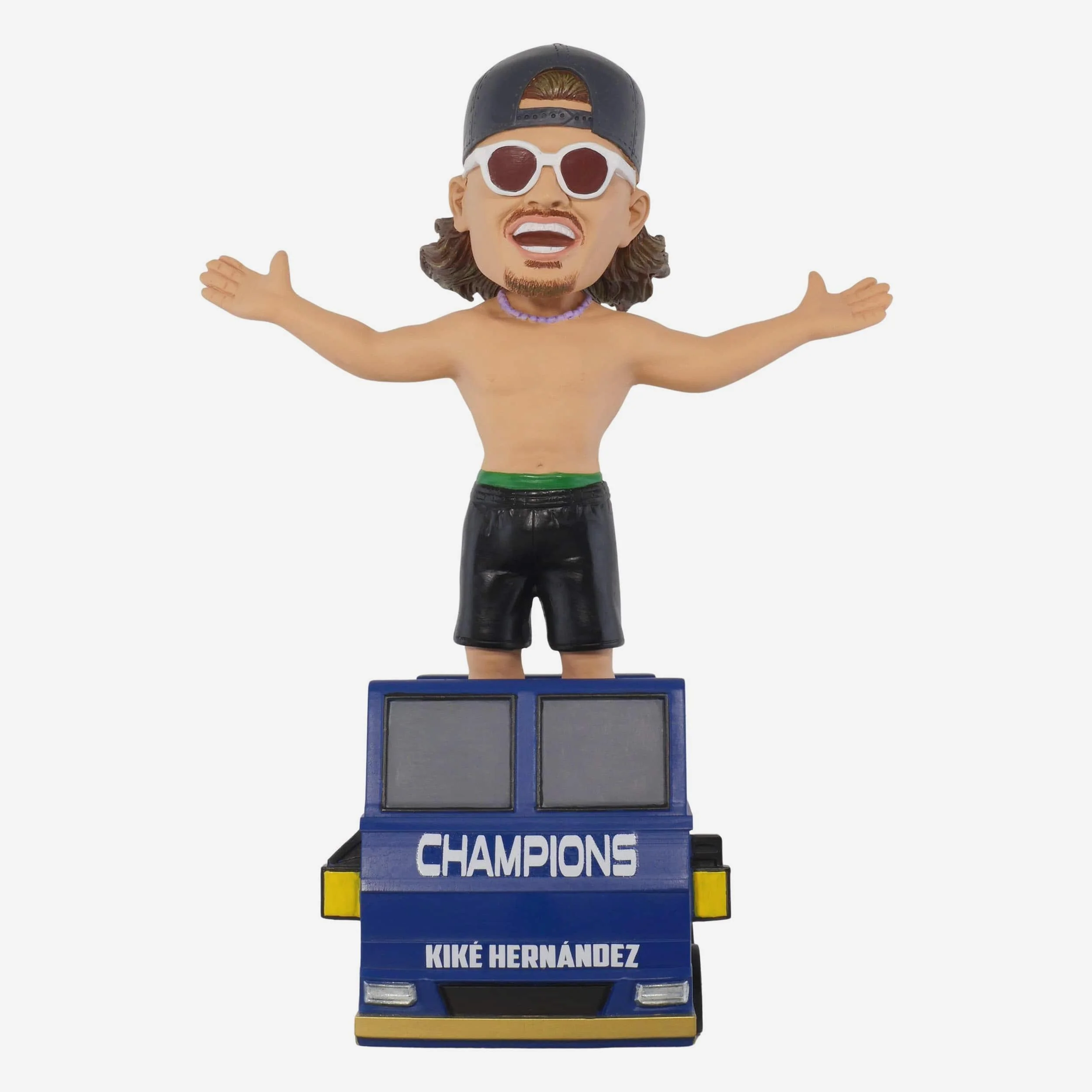 Kike Hernandez 2025 Champions Bus Bobblehead