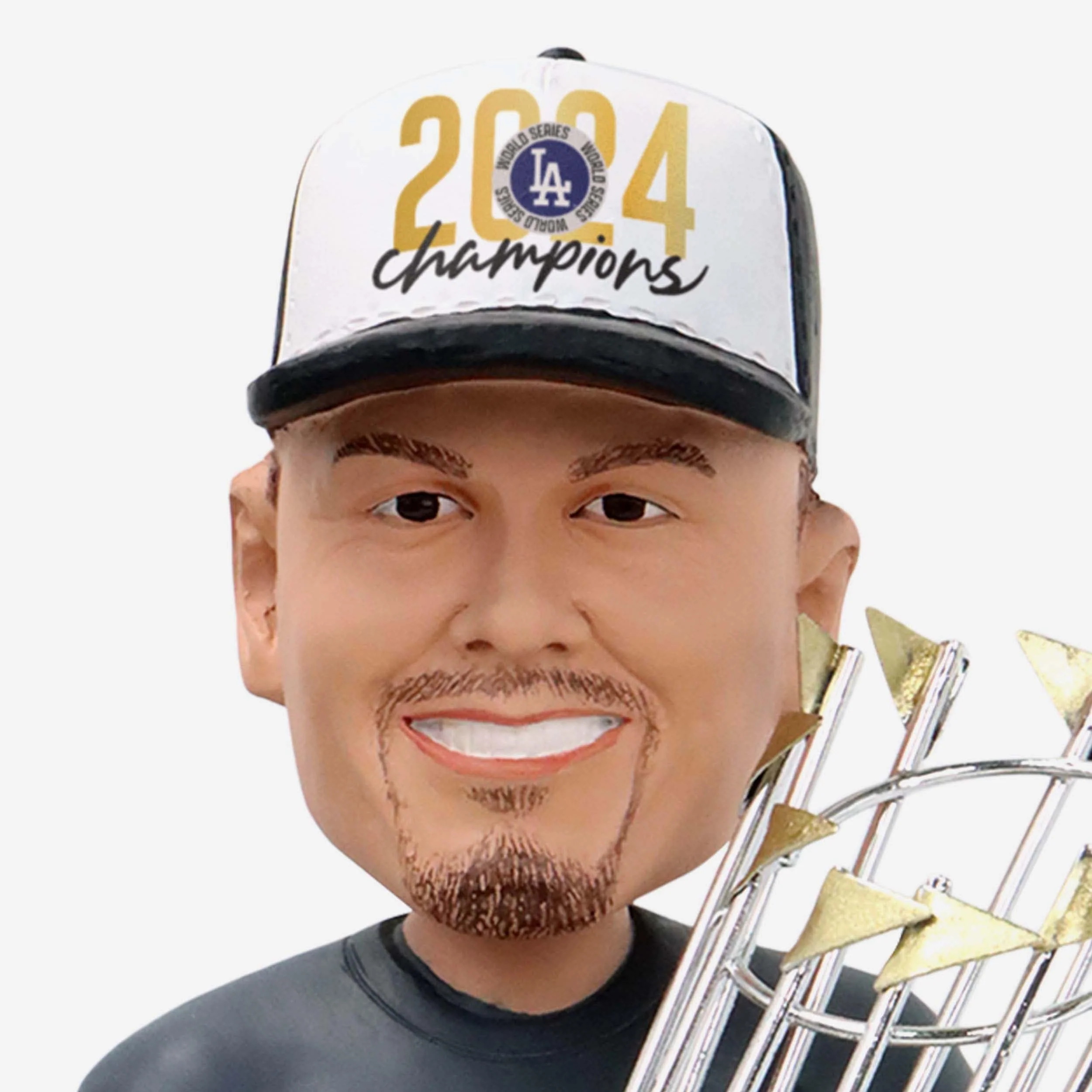 Kike Hernandez Los Angeles Dodgers 2024 World Series Champions Authentic Dirt Bobblehead - Image 2
