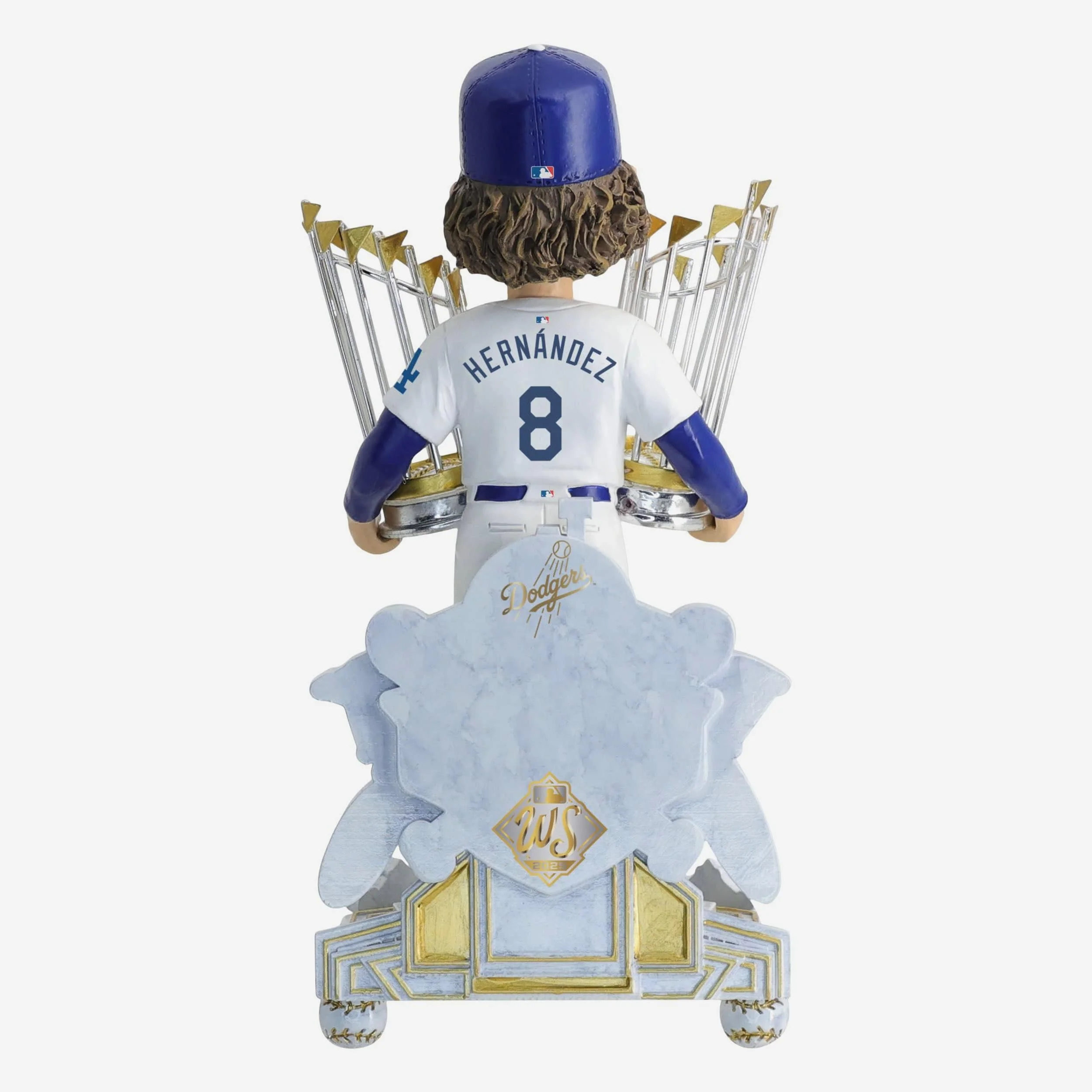 Kike Hernandez Los Angeles Dodgers 2025 Back To Back World Series Champions Celebration Bobblehead - Image 2