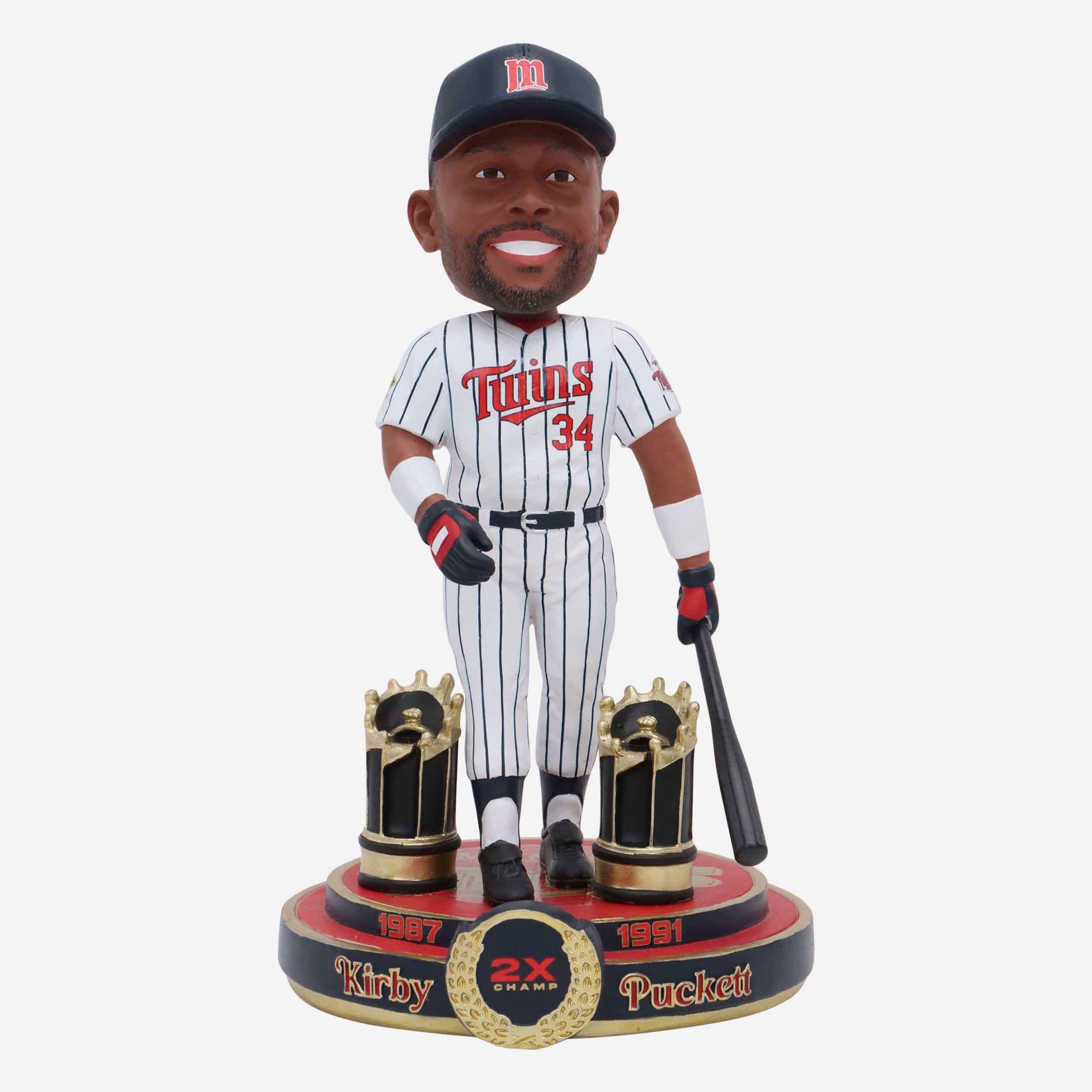Kirby Puckett Minnesota Twins 2X World Series Champion Bobblehead