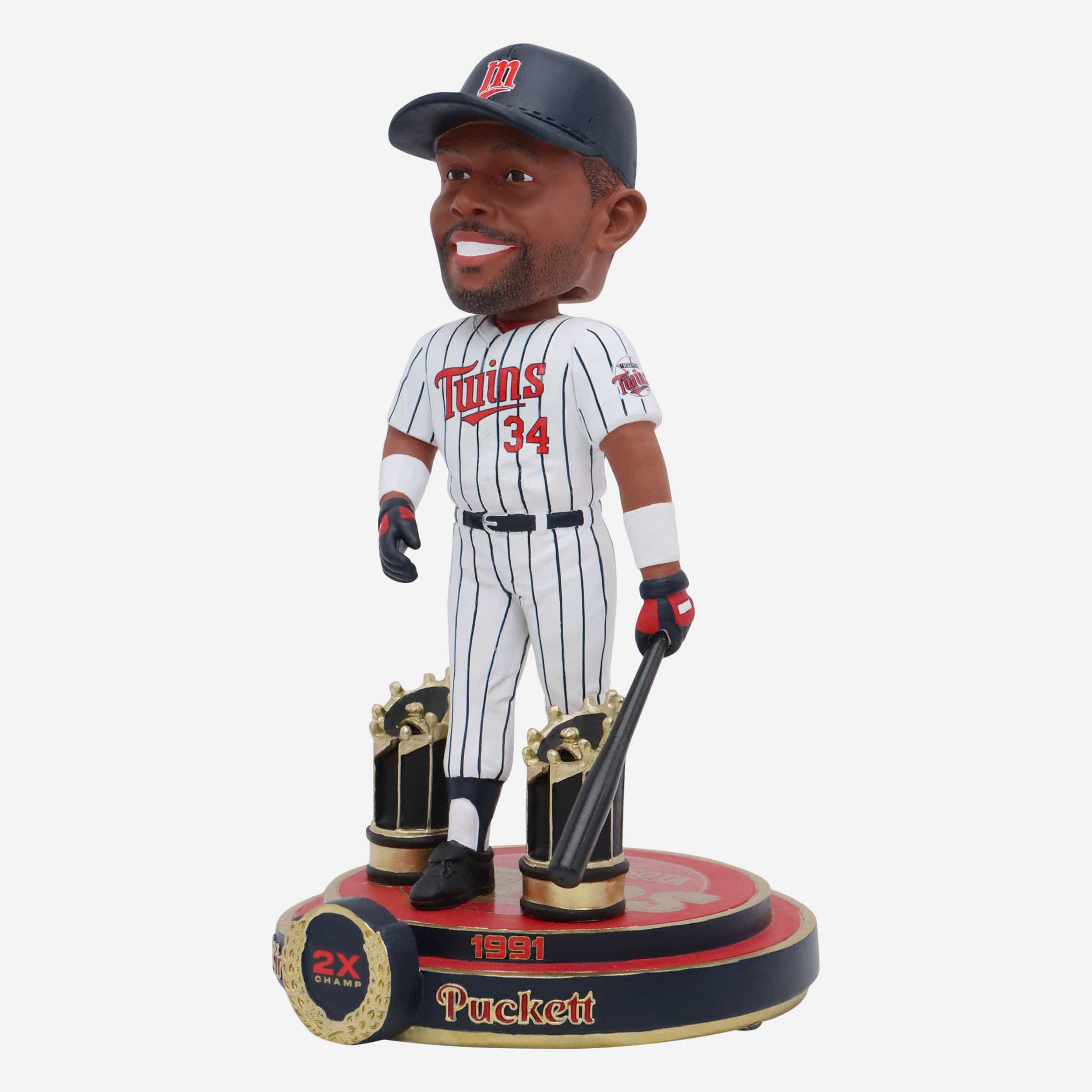 Kirby Puckett Minnesota Twins 2X World Series Champion Bobblehead - Image 4