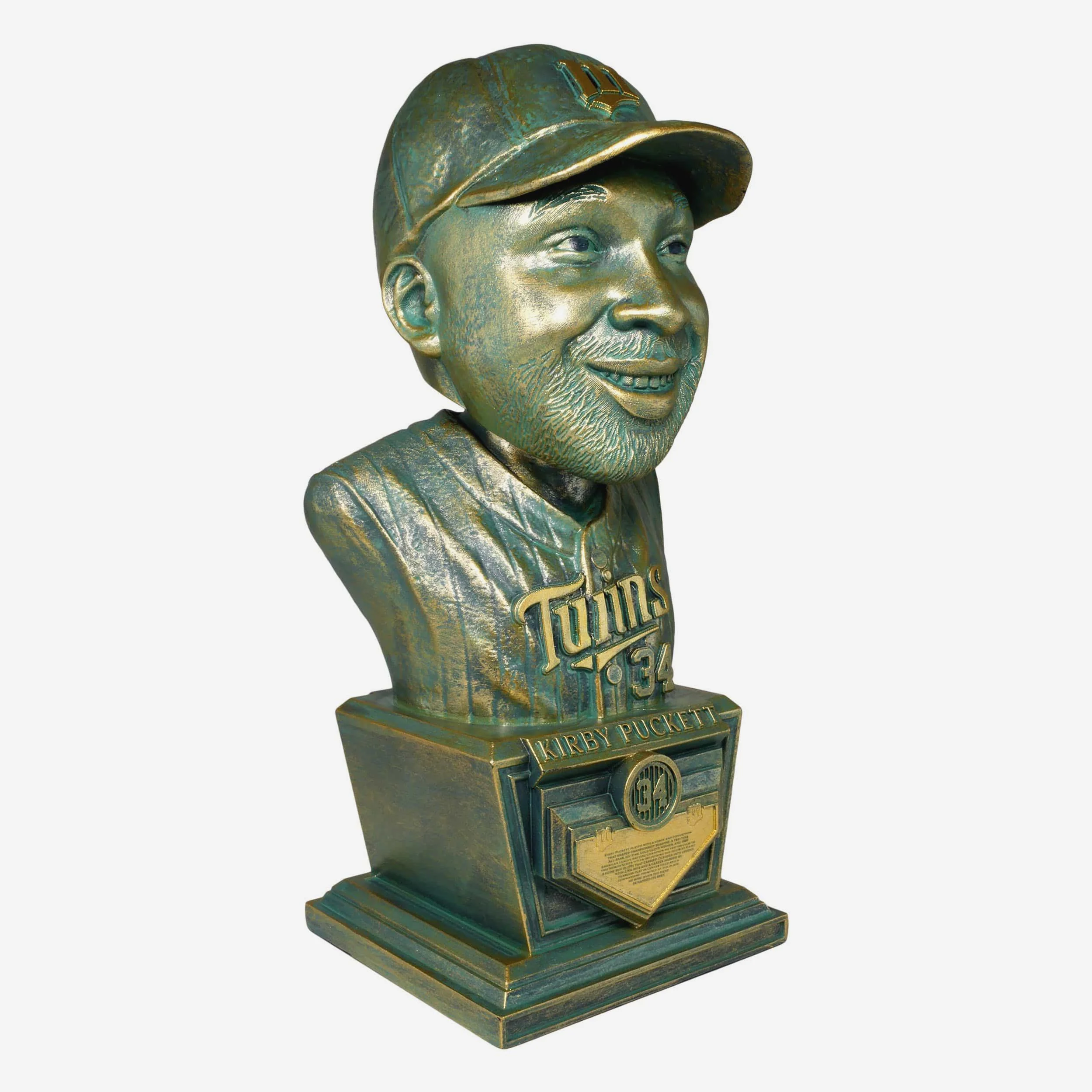 Kirby Puckett Minnesota Twins Bronze Patina Bust Bobblehead - Image 5