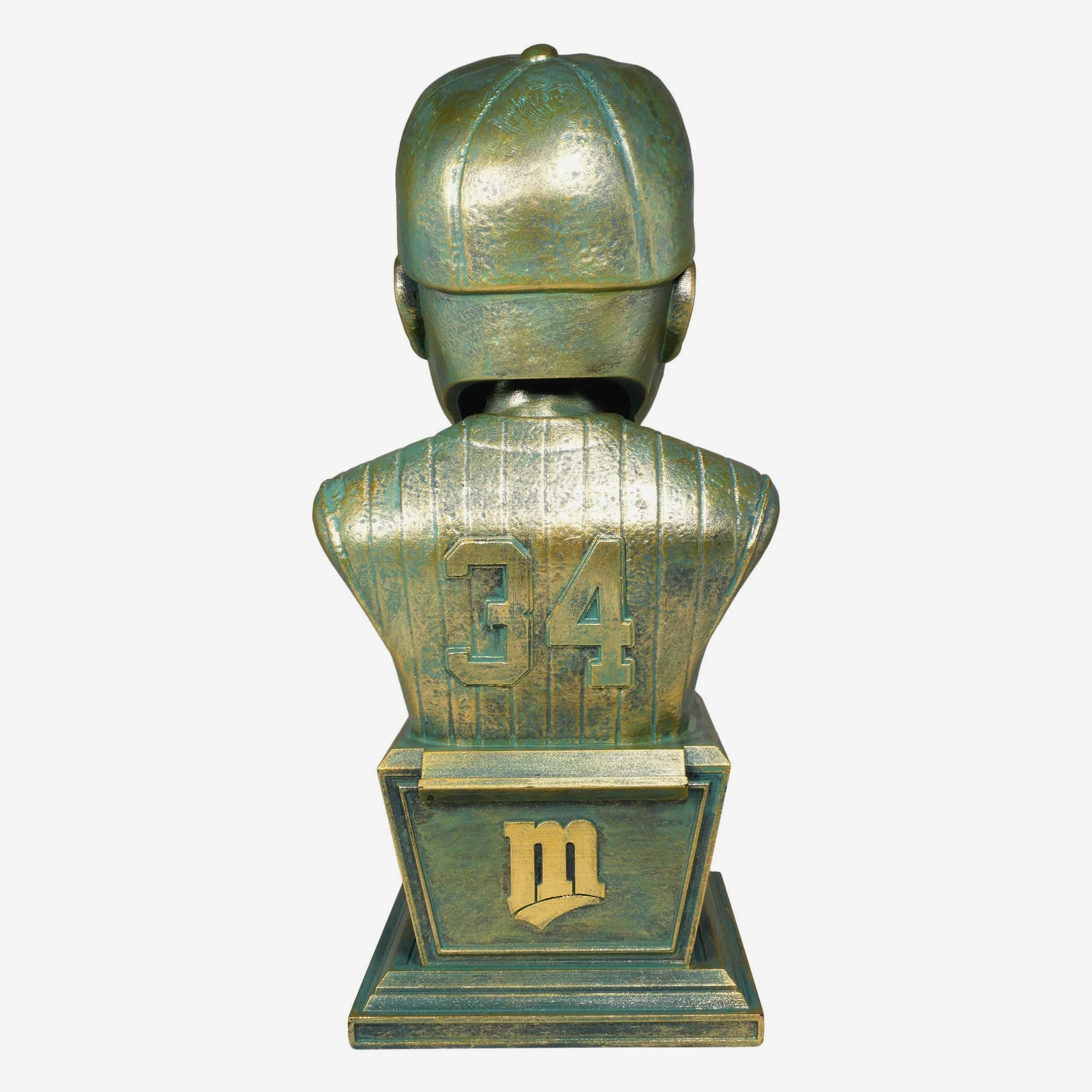 Kirby Puckett Minnesota Twins Bronze Patina Bust Bobblehead - Image 7
