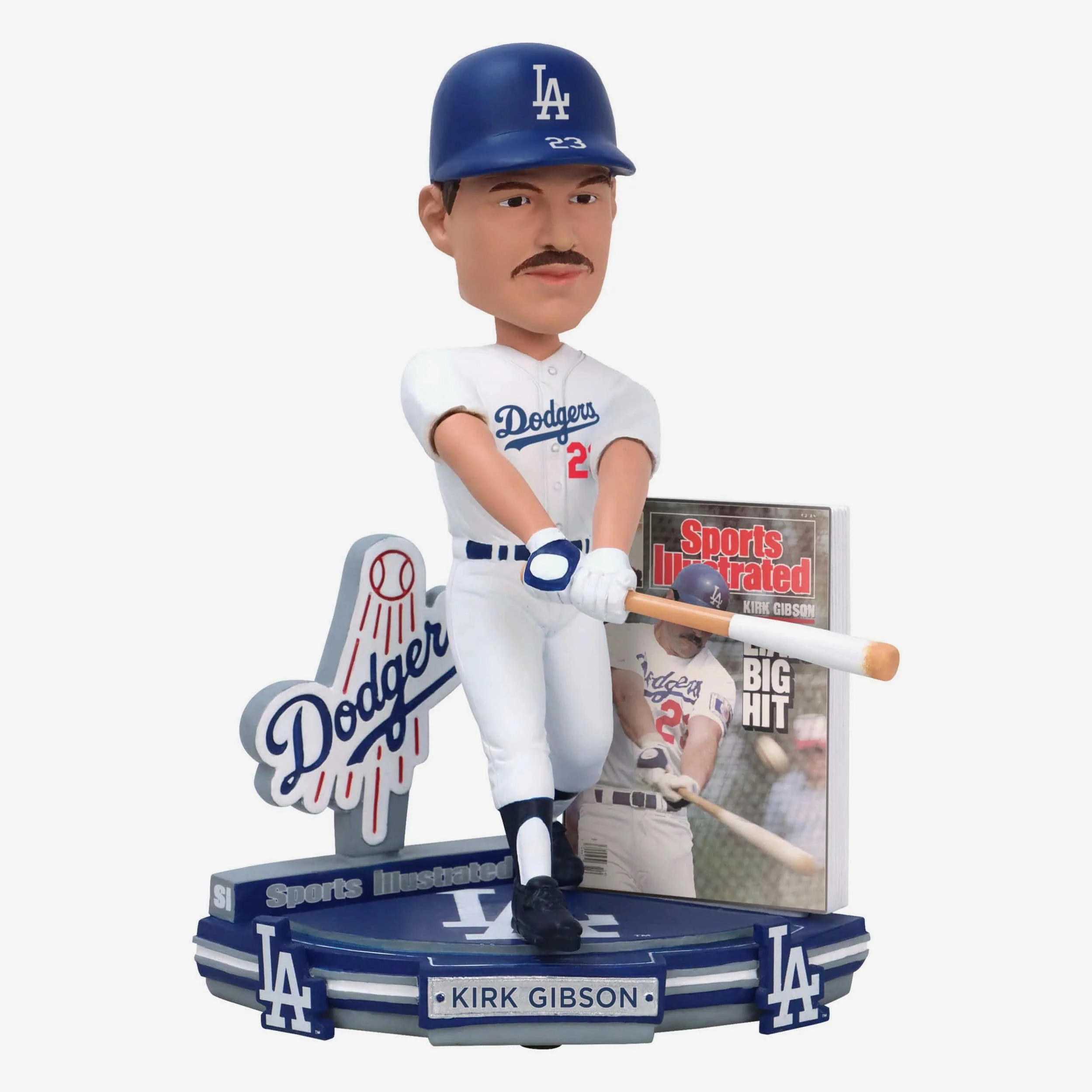 Kirk Gibson Los Angeles Dodgers LA's Big Hit Sports Illustrated Cover Bobblehead