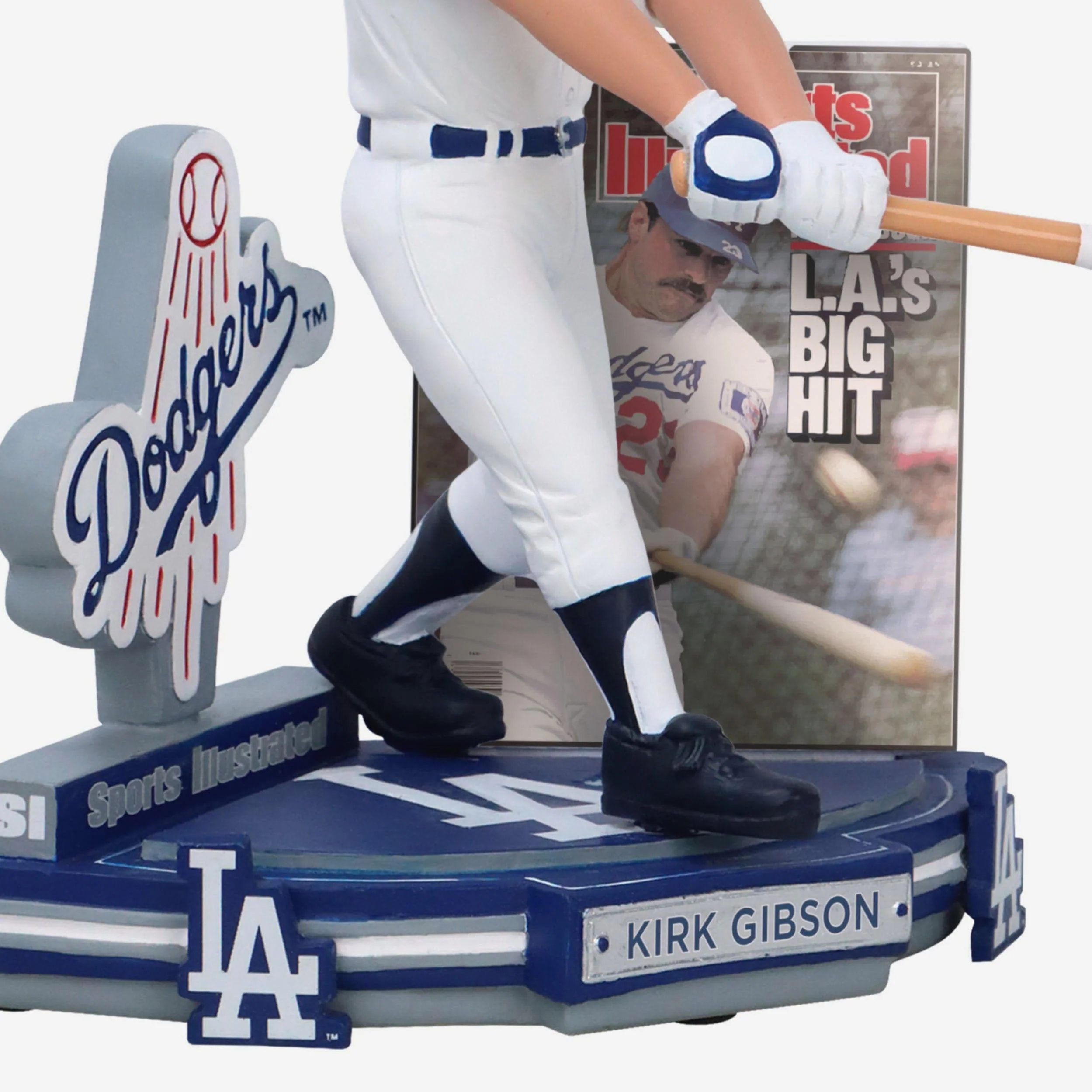Kirk Gibson Los Angeles Dodgers LA's Big Hit Sports Illustrated Cover Bobblehead - Image 3