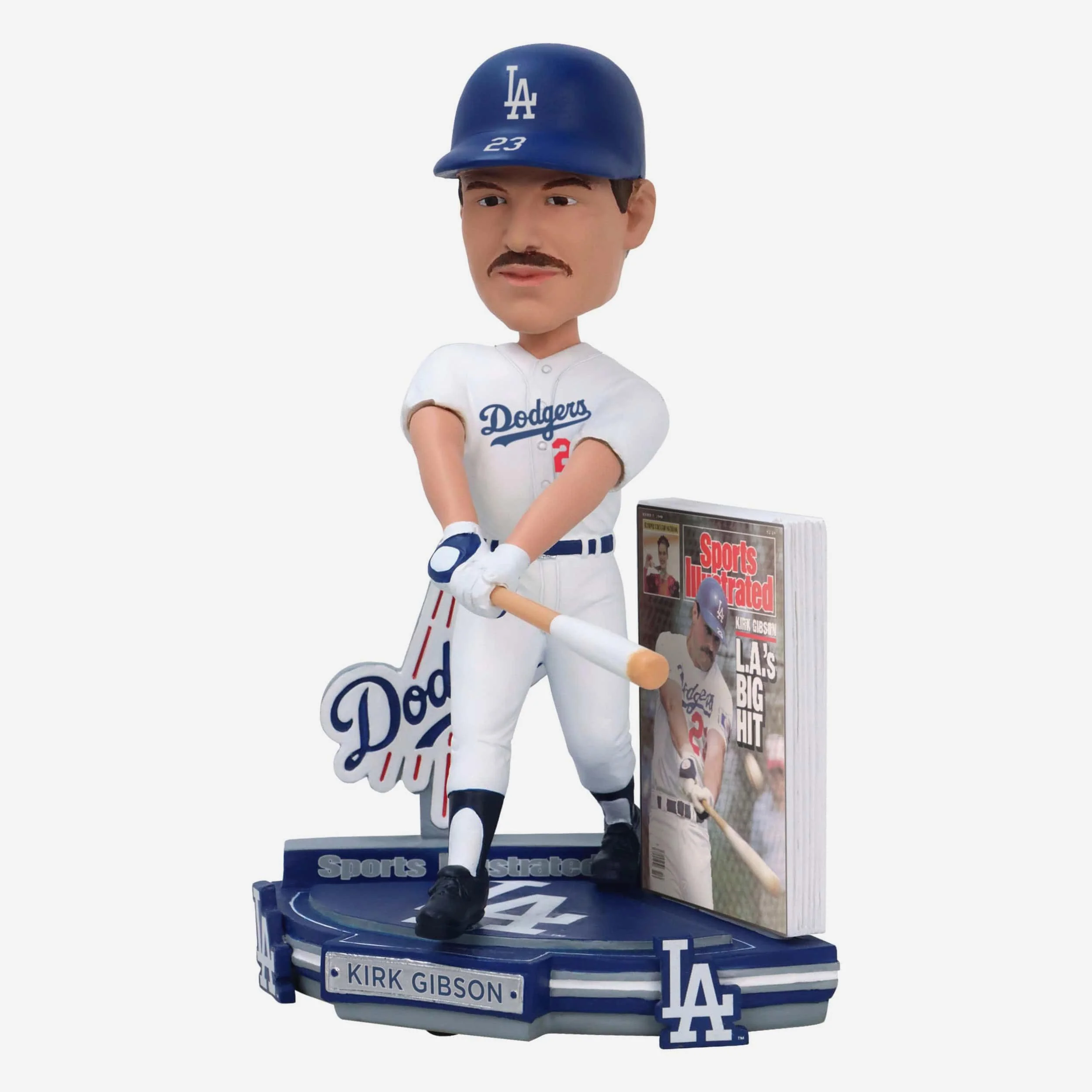 Kirk Gibson Los Angeles Dodgers LA's Big Hit Sports Illustrated Cover Bobblehead - Image 5