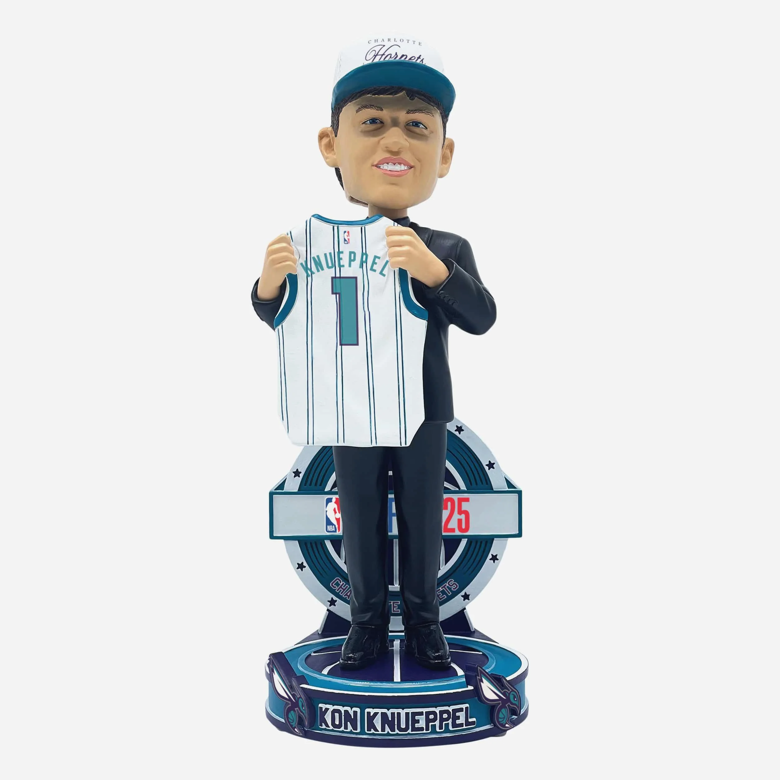 Kon Knueppel Charlotte Hornets 2025 NBA Draft Pick #4 Bobblehead