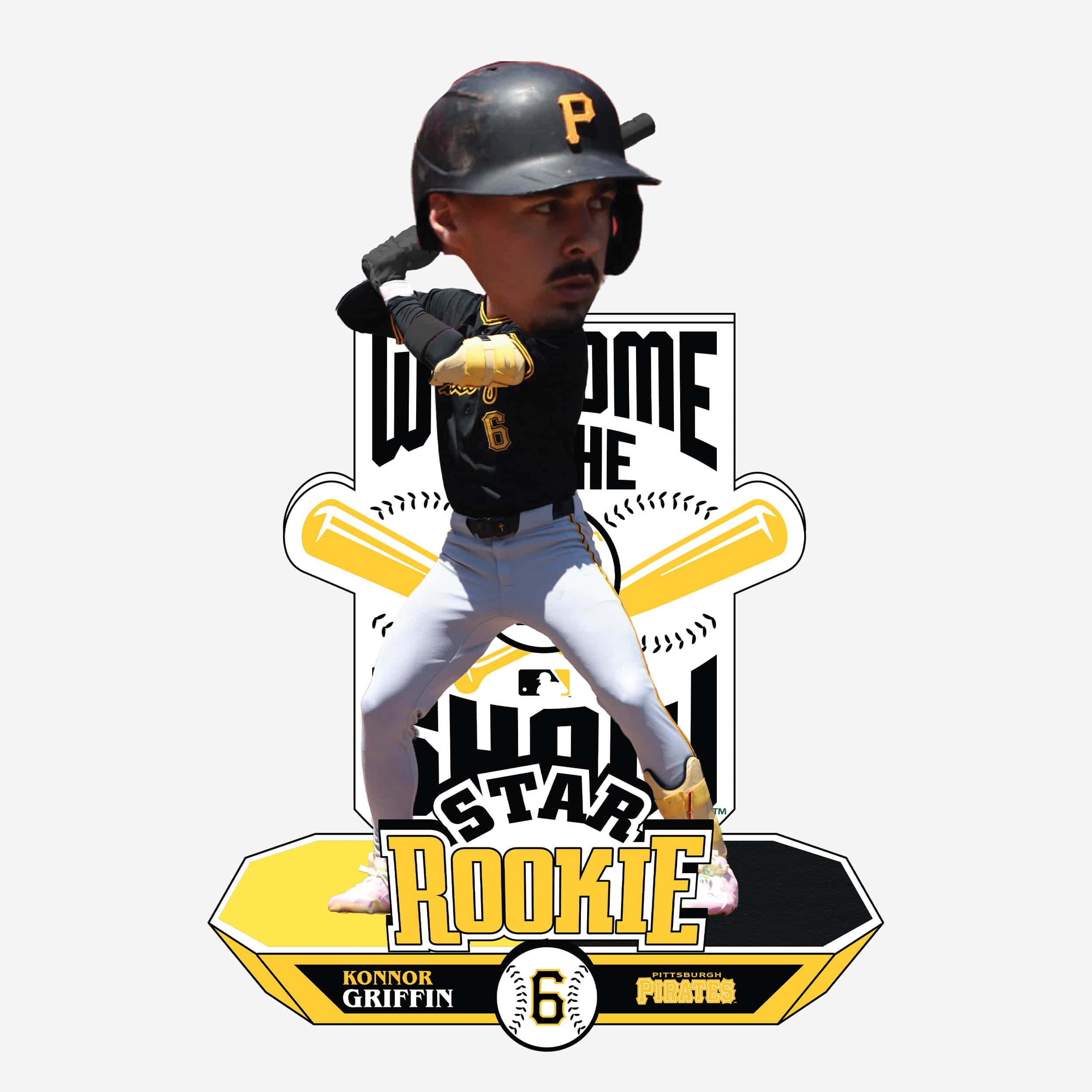 Konnor Griffin Pittsburgh Pirates Star Rookie Bobblehead