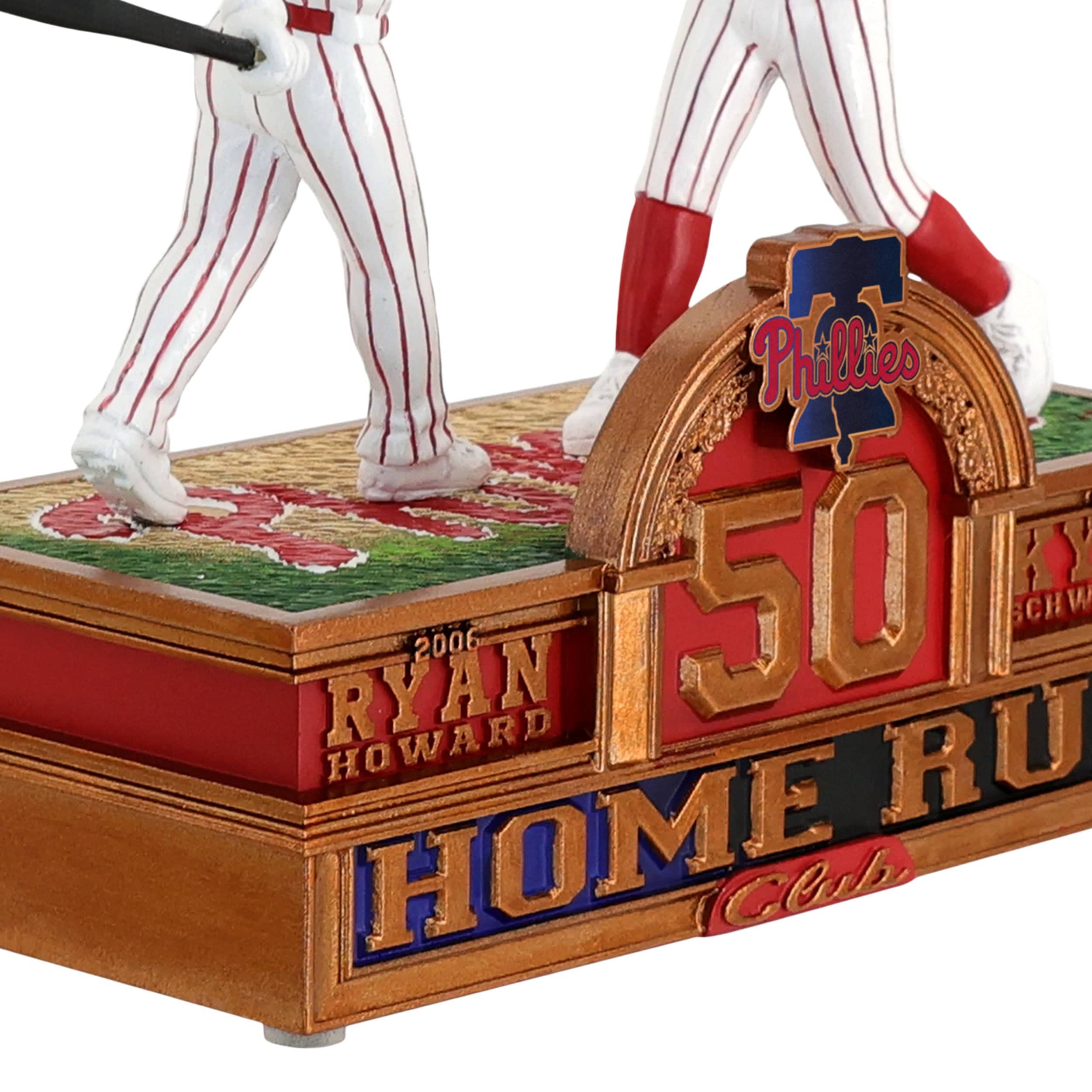 Kyle Schwarber and Ryan Howard Philadelphia Phillies 50 Home Run Club Mini Scene Bobblehead - Image 4