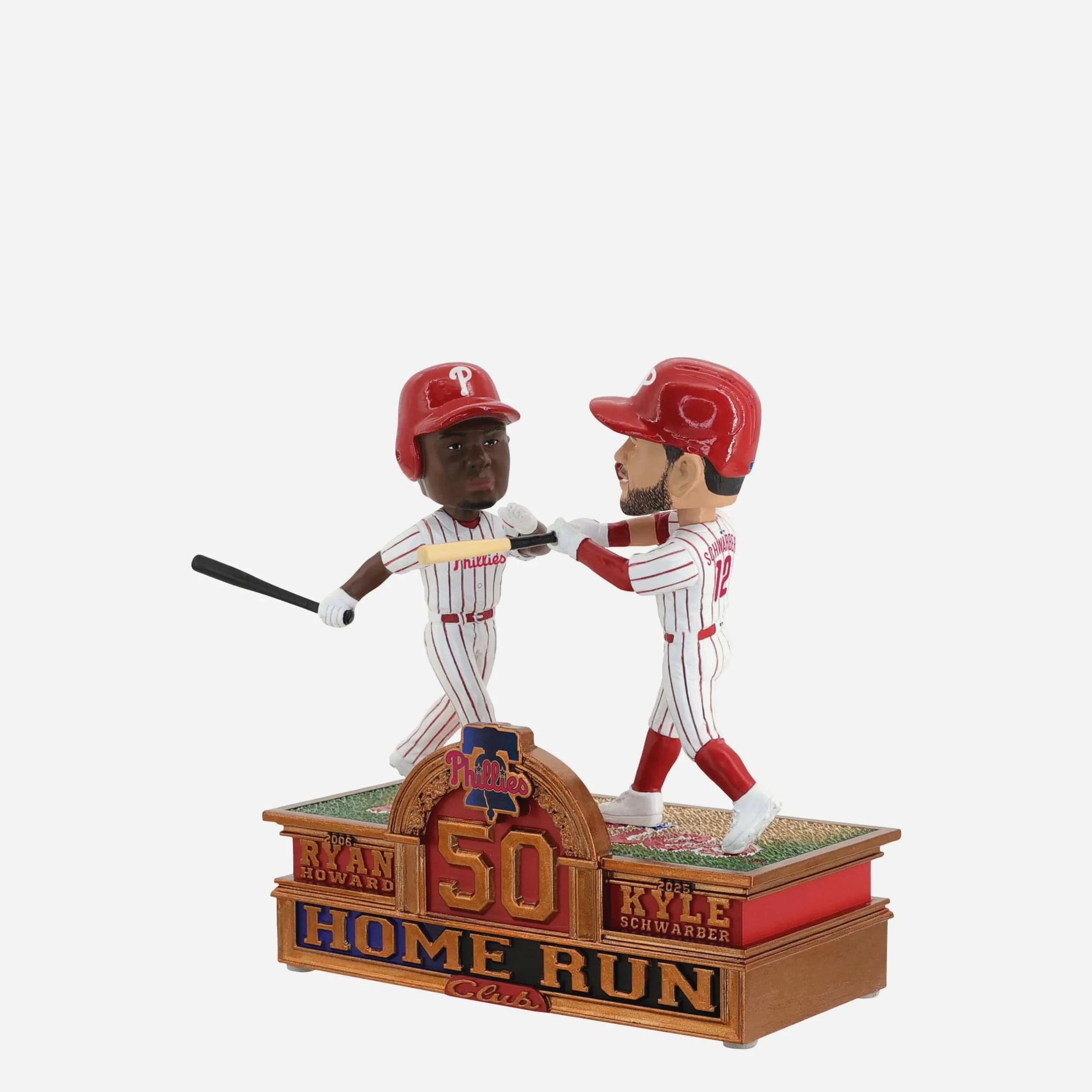 Kyle Schwarber and Ryan Howard Philadelphia Phillies 50 Home Run Club Mini Scene Bobblehead - Image 5