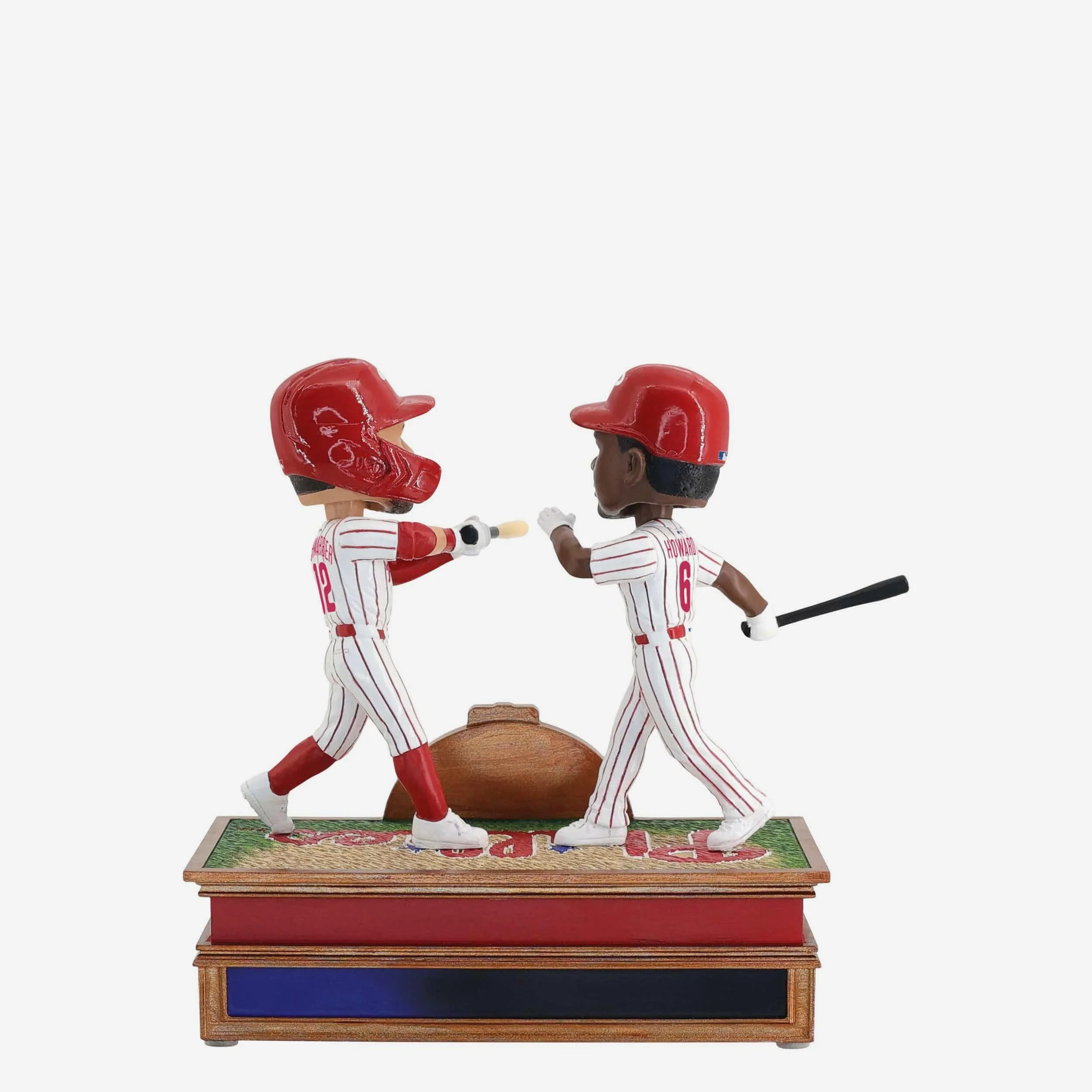 Kyle Schwarber and Ryan Howard Philadelphia Phillies 50 Home Run Club Mini Scene Bobblehead - Image 6