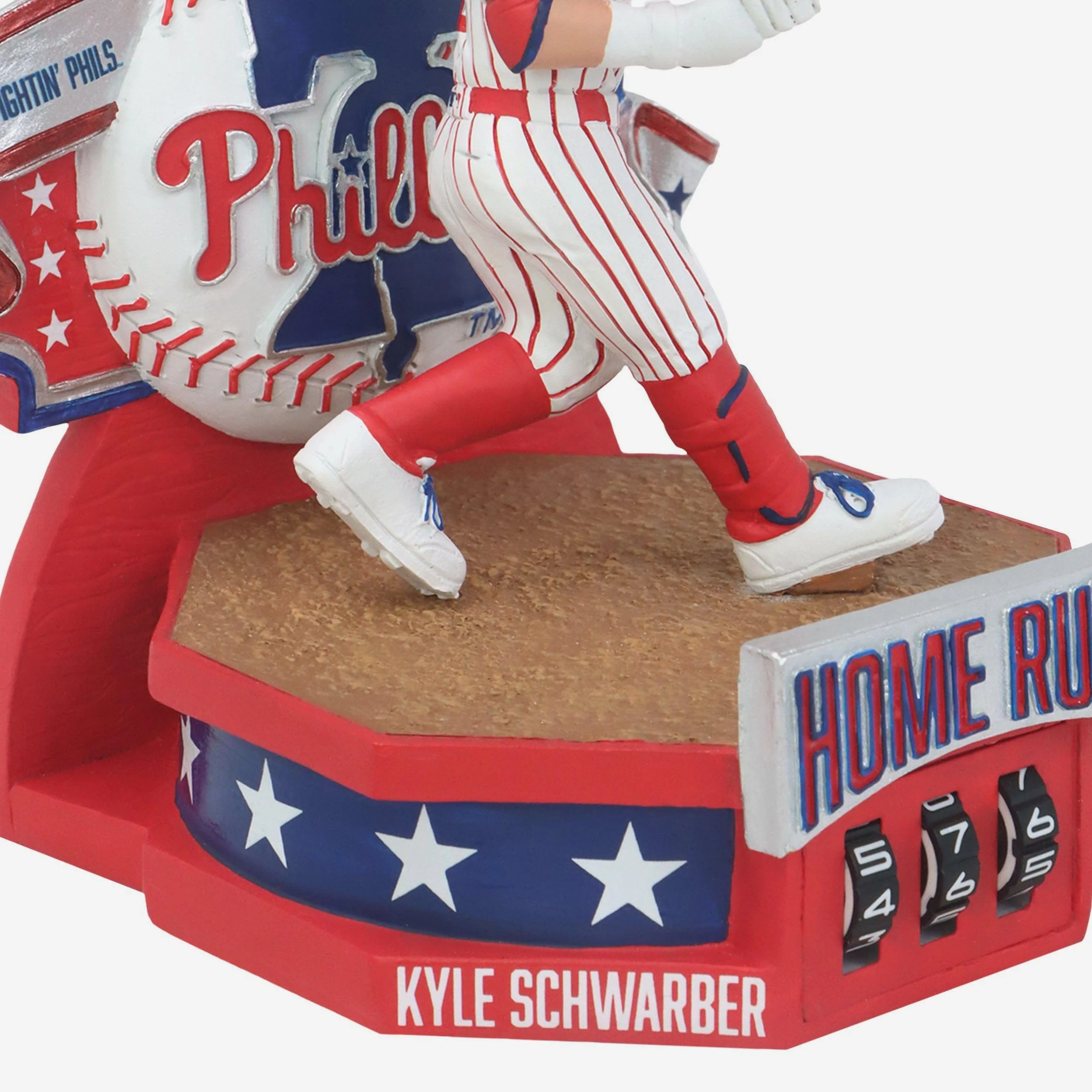 Kyle Schwarber Philadelphia Phillies Home Run Counter Medium Bighead Bobblehead - Image 3