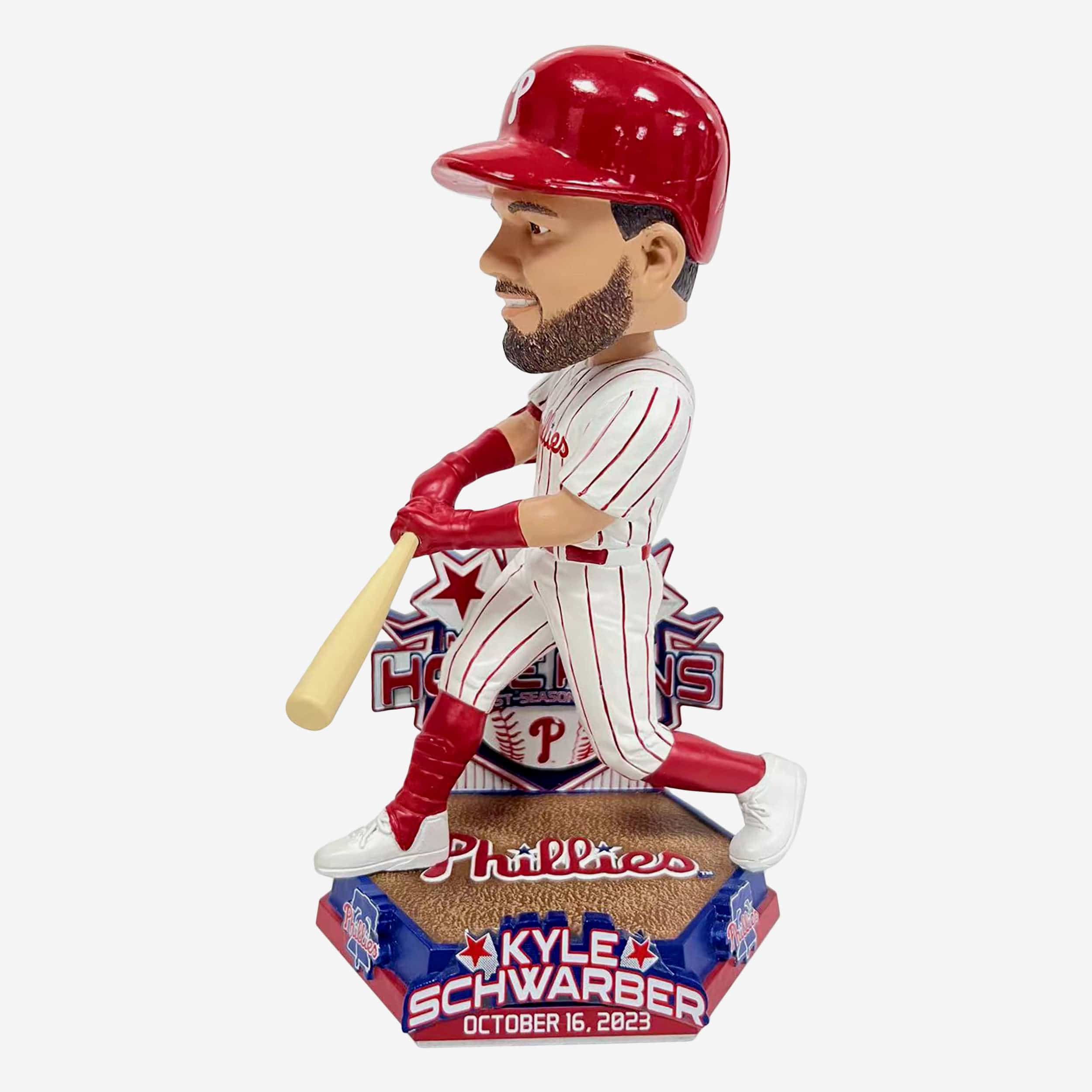 Kyle Schwarber Philadelphia Phillies Leadoff Home Run Postseason Record Bobblehead