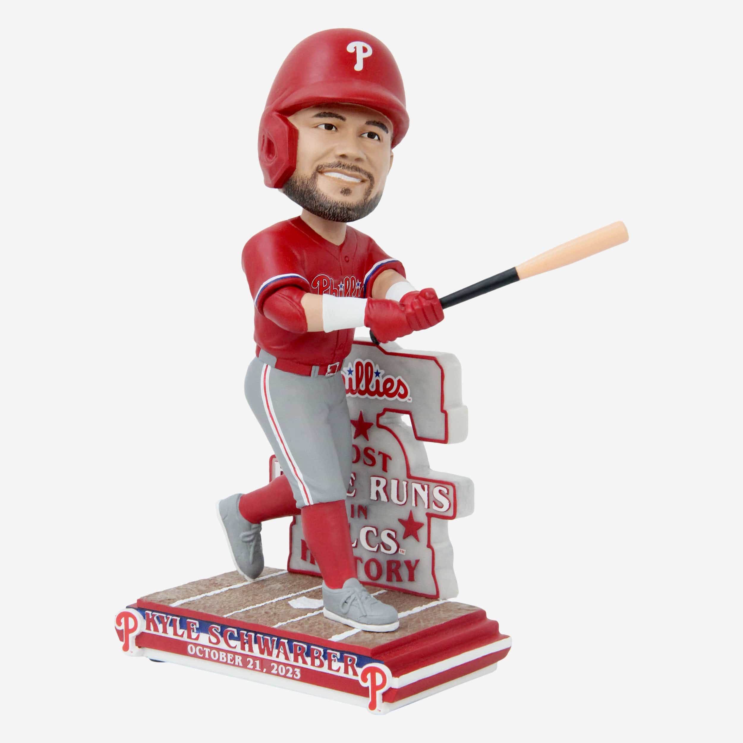 Kyle Schwarber Philadelphia Phillies Most Home Runs in NLCS History Bobblehead - Image 4
