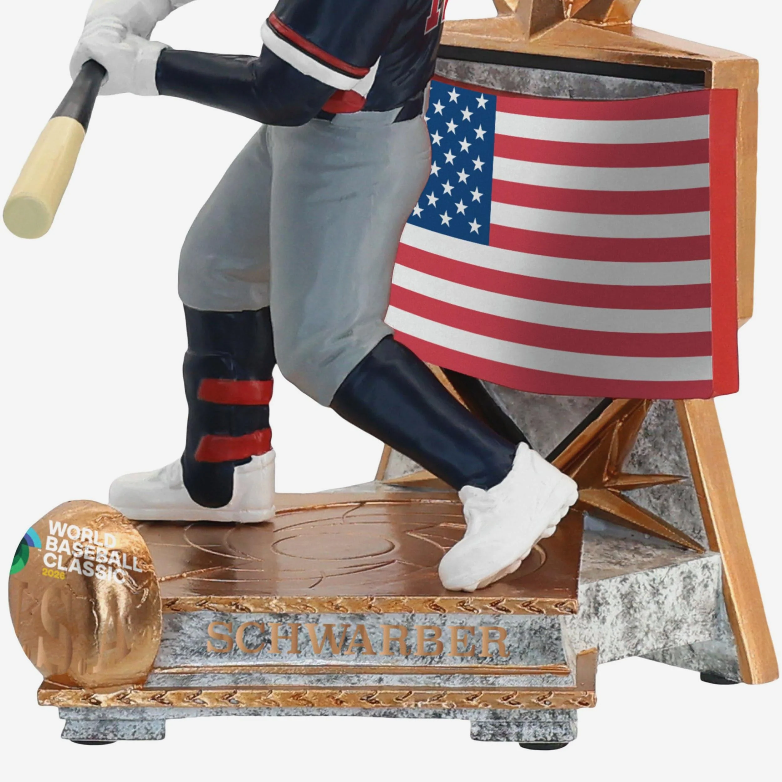 Kyle Schwarber USA 2026 World Baseball Classic Flag Bobblehead - Image 3