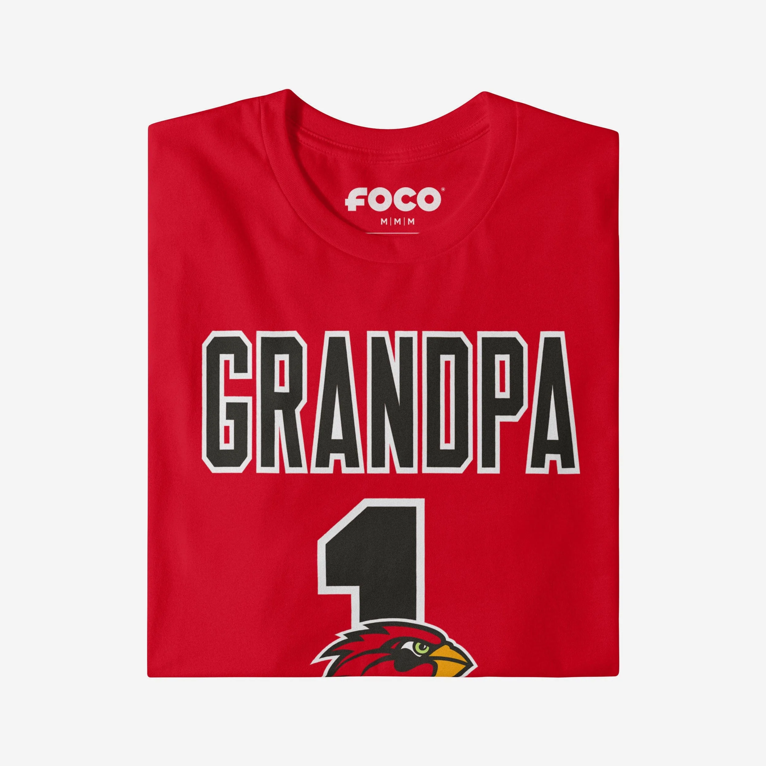Lamar Cardinals Number 1 Grandpa T-Shirt - Image 3
