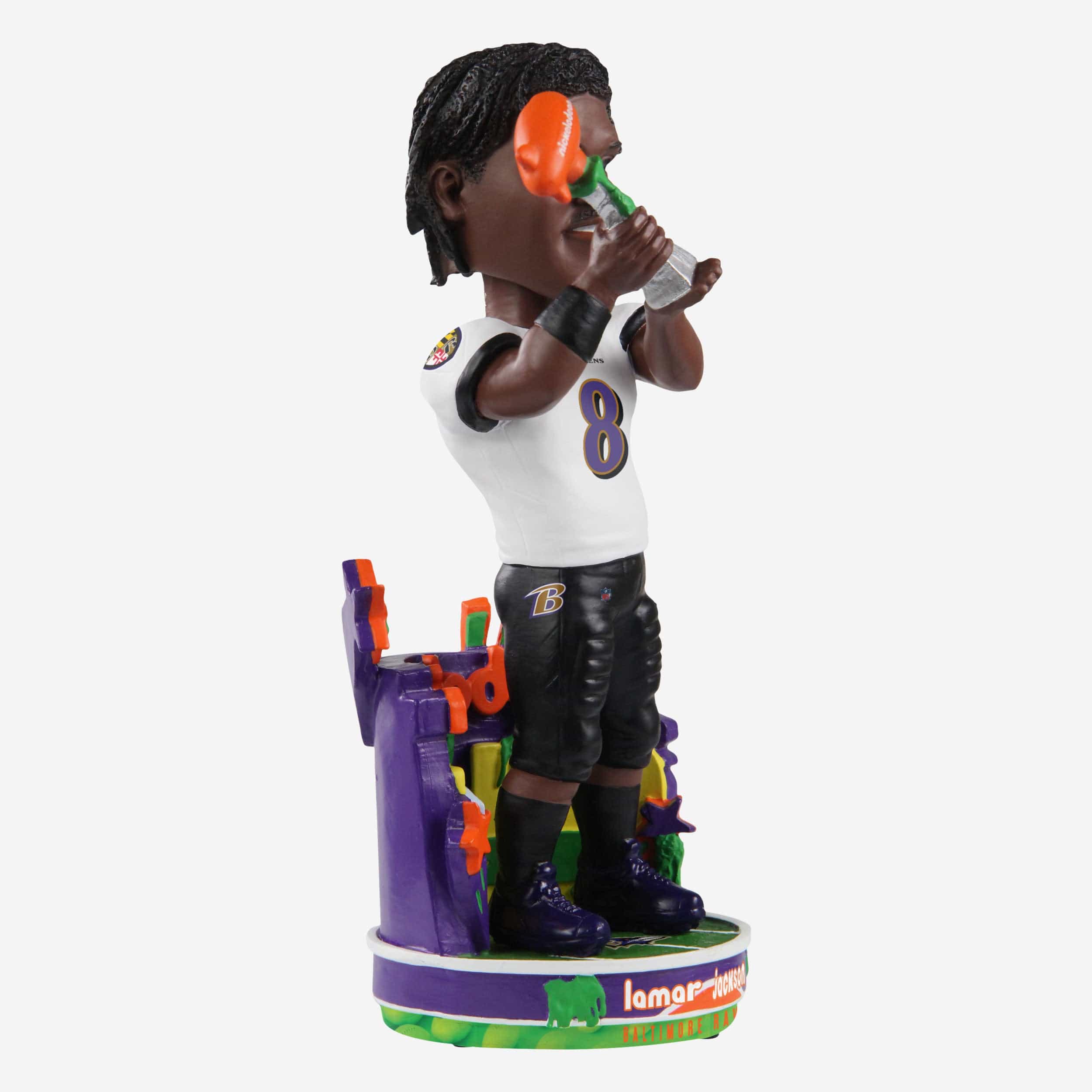 Lamar Jackson Baltimore Ravens 2022 Nickelodeon NVP Bobblehead - Image 4