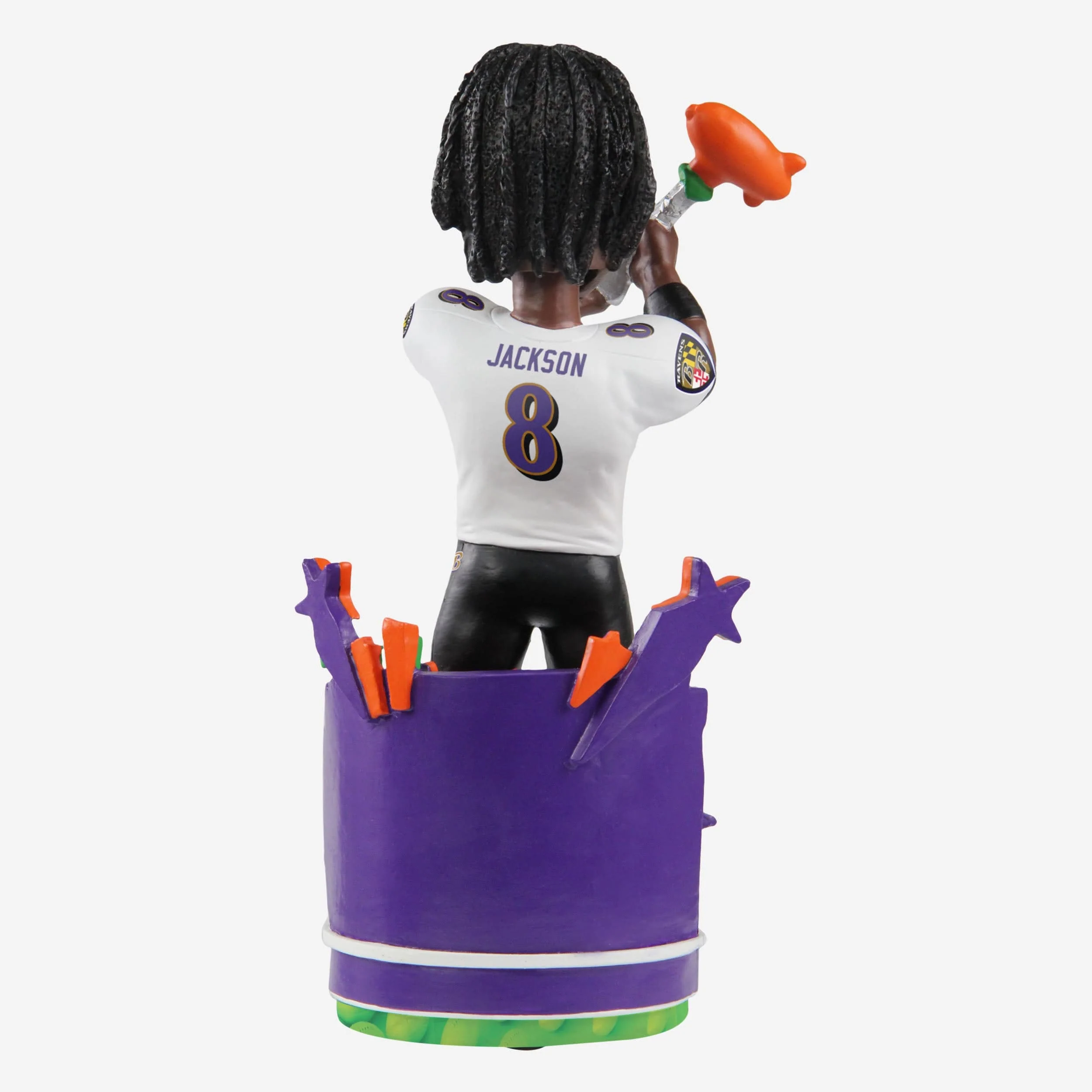 Lamar Jackson Baltimore Ravens 2022 Nickelodeon NVP Bobblehead - Image 6