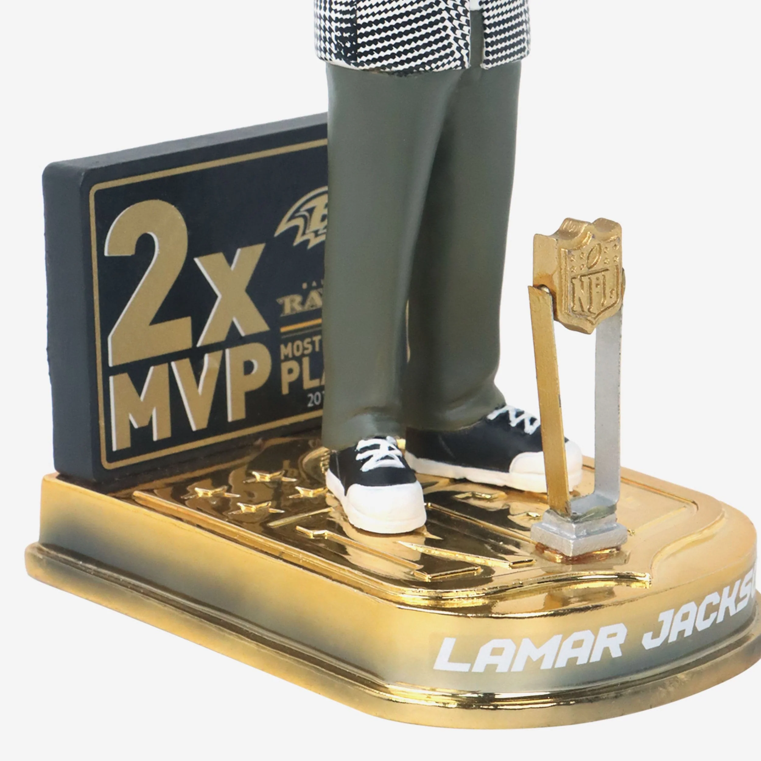 Lamar Jackson Baltimore Ravens 2023 NFL Most Valuable Player Bobblehead - Image 3