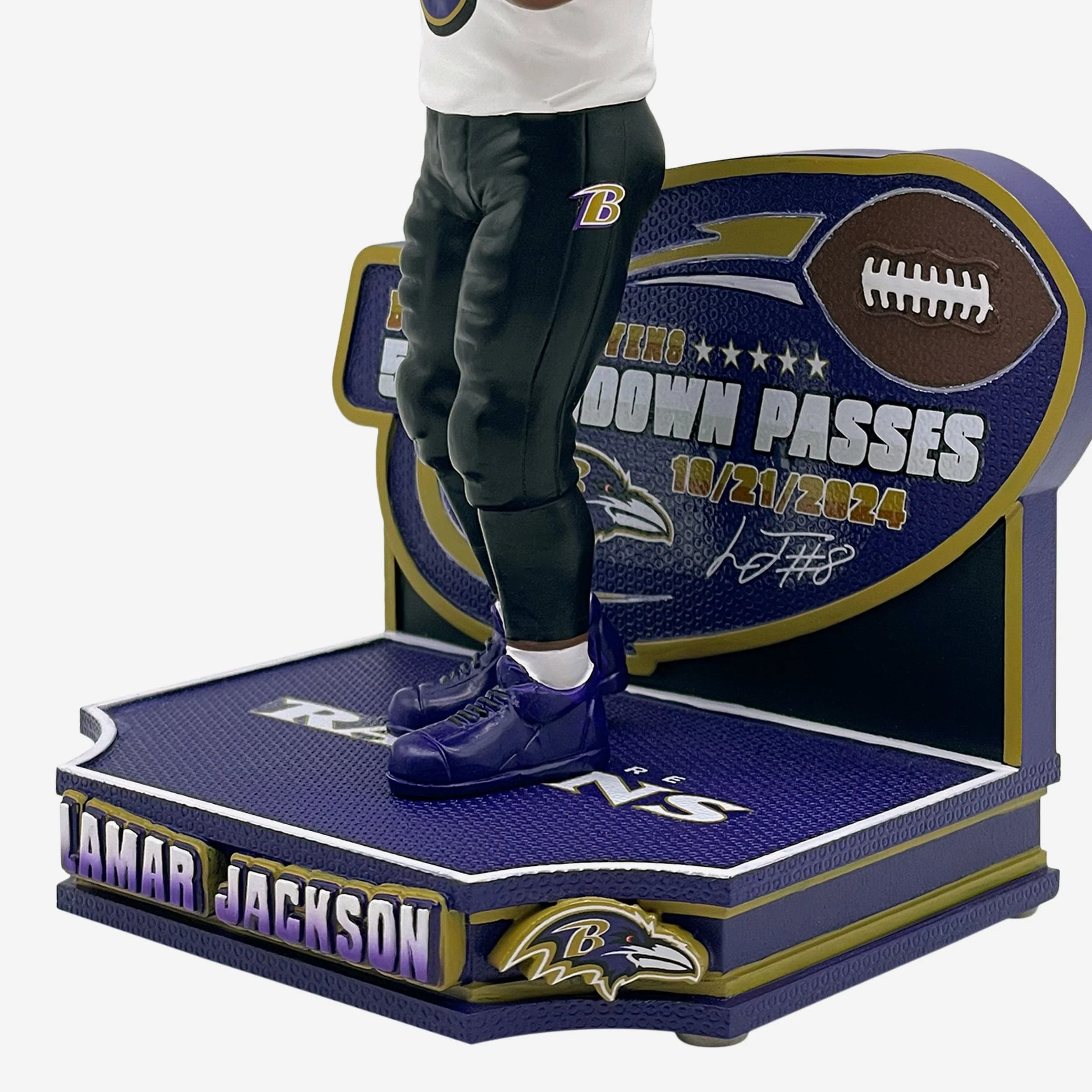 Lamar Jackson Baltimore Ravens Five Passing Touchdown Gamebreaker Bobblehead - Image 3