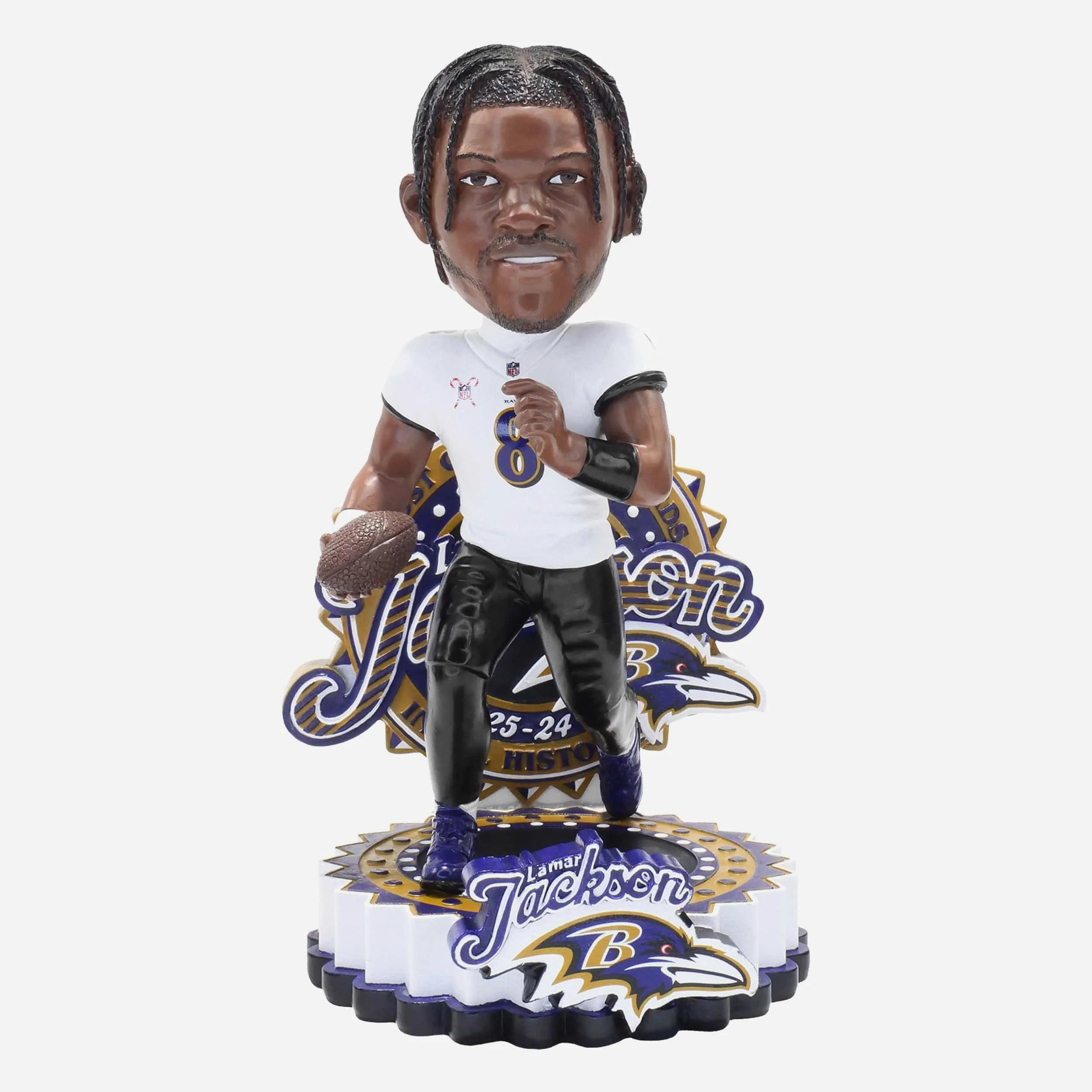 Lamar Jackson Baltimore Ravens Most QB Rushing Yards In NFL History Bobblehead