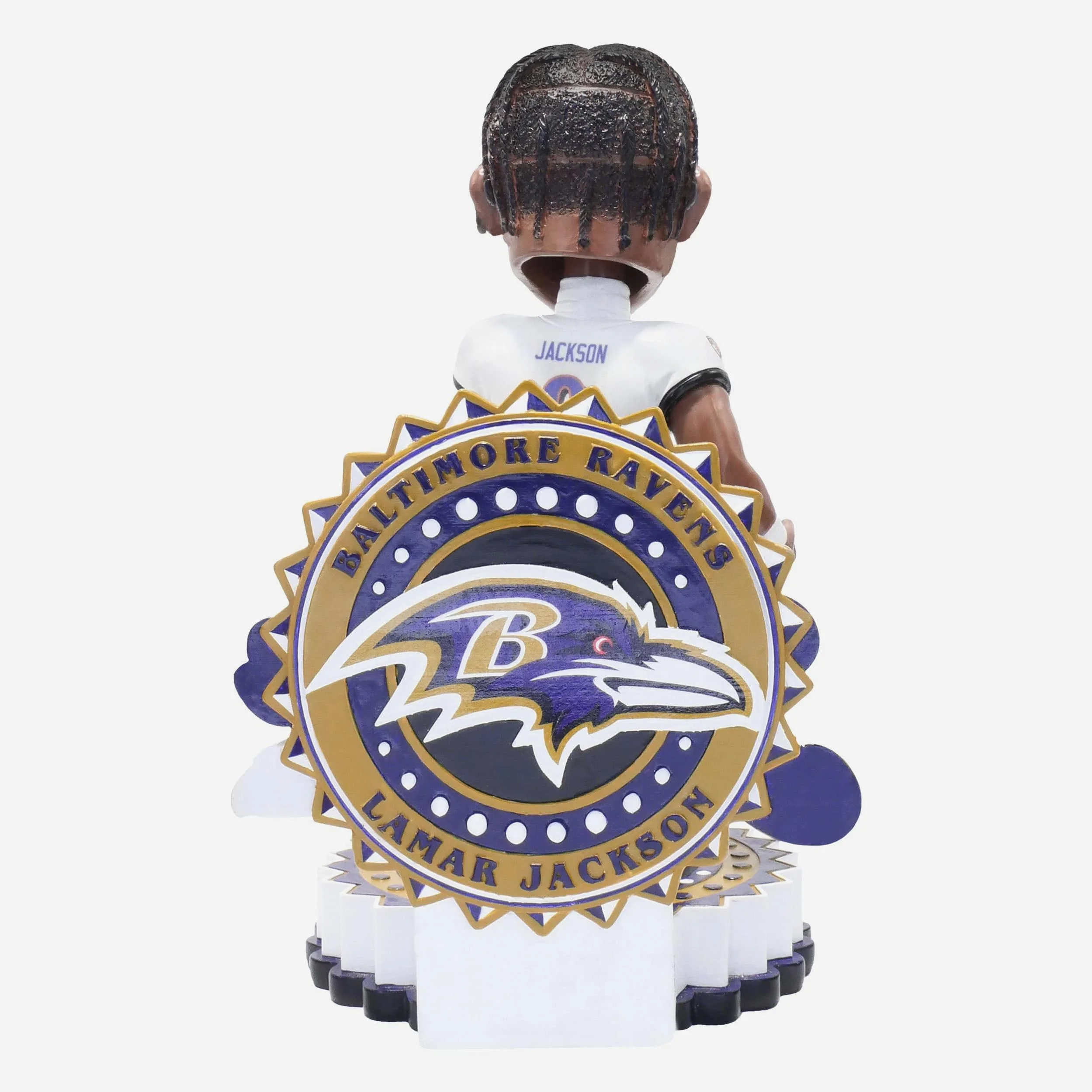 Lamar Jackson Baltimore Ravens Most QB Rushing Yards In NFL History Bobblehead - Image 5
