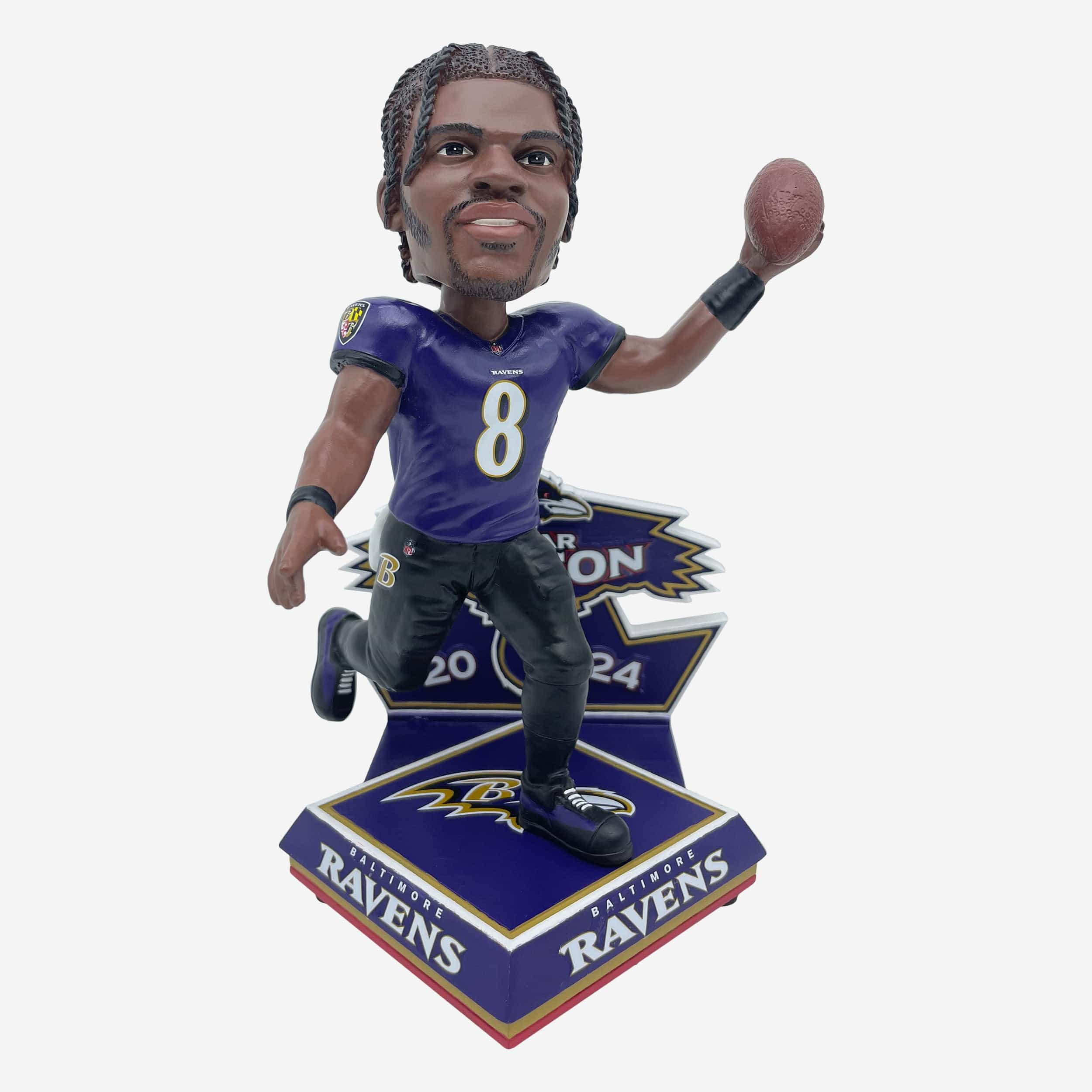 Lamar Jackson Baltimore Ravens Playoff Gamebreaker Bobblehead