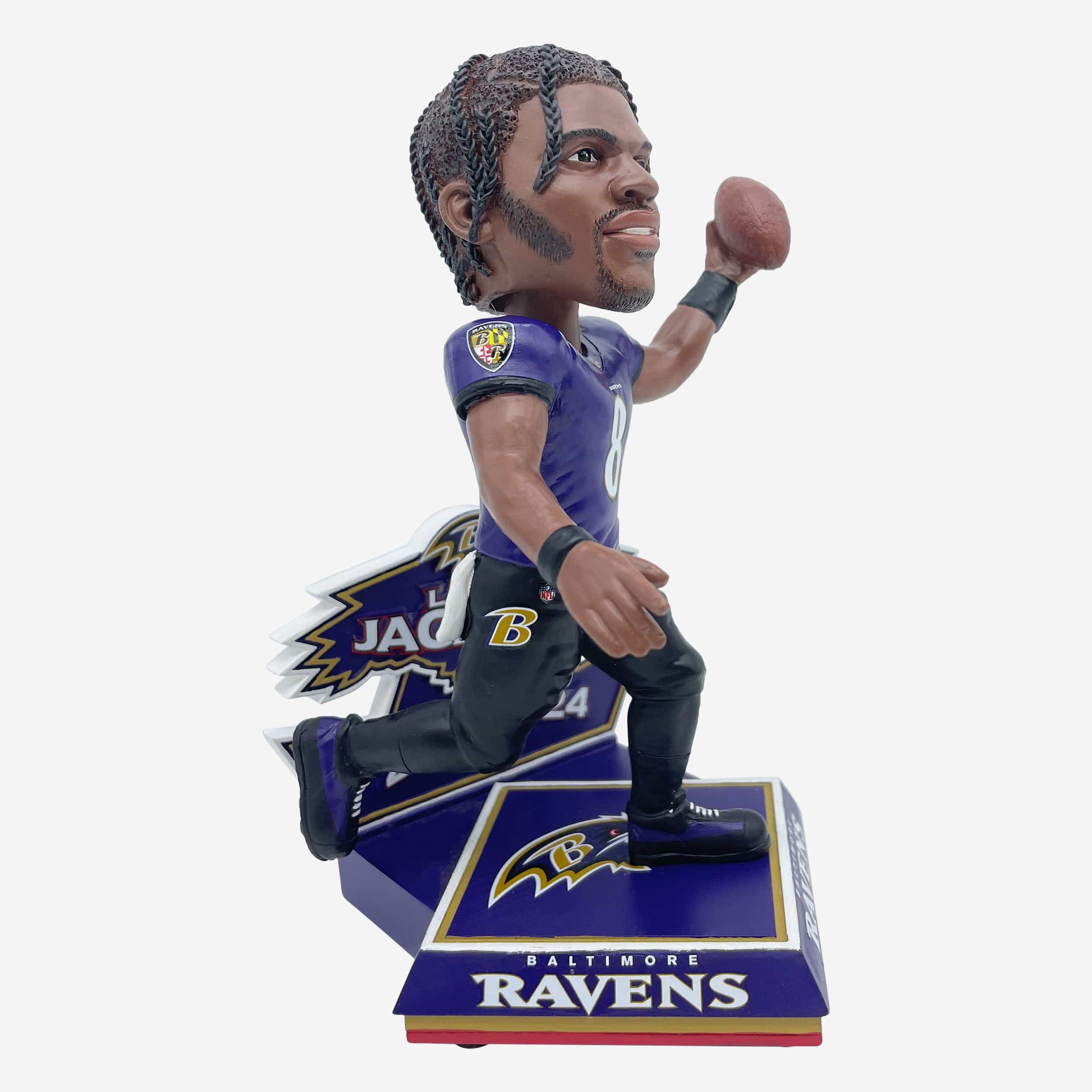 Lamar Jackson Baltimore Ravens Playoff Gamebreaker Bobblehead - Image 4