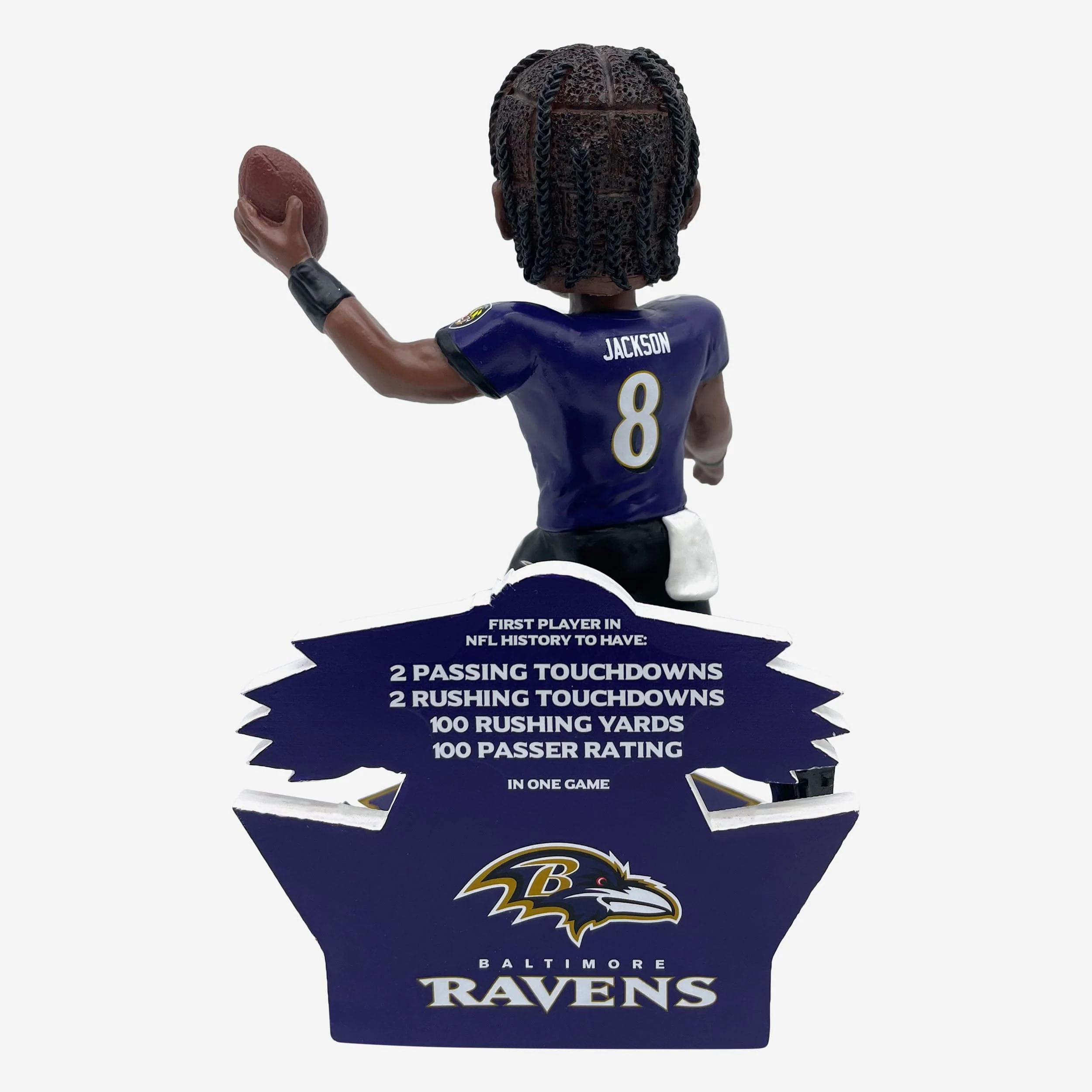 Lamar Jackson Baltimore Ravens Playoff Gamebreaker Bobblehead - Image 5